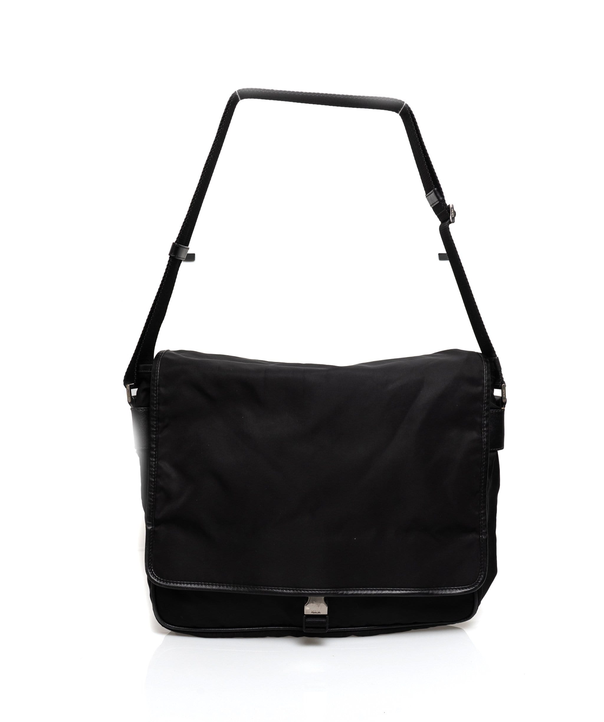 Prada Prada Black Nylon Satchel Bag - NW4234