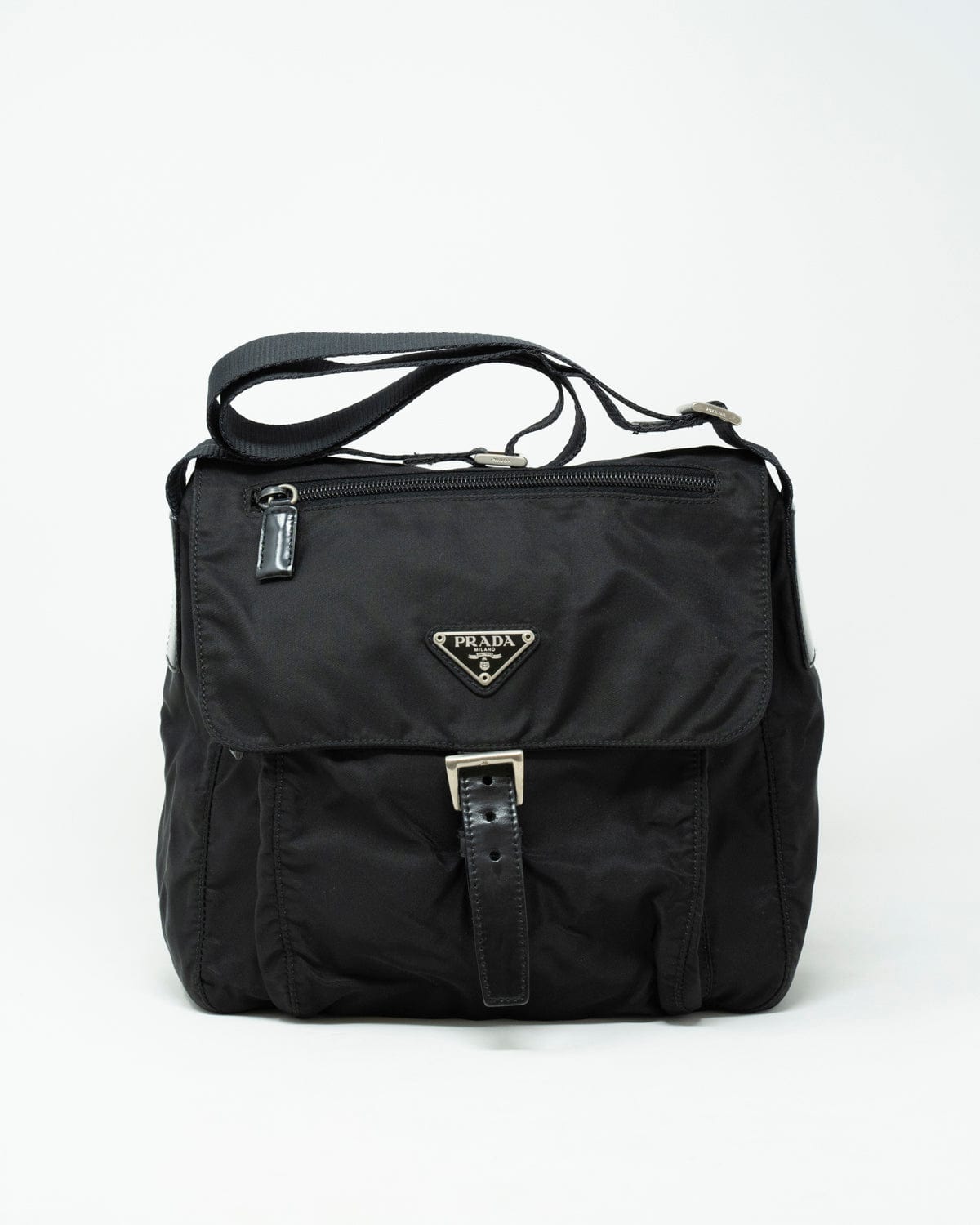 Prada Prada Black Nylon Shoulder Bag - AWL2216