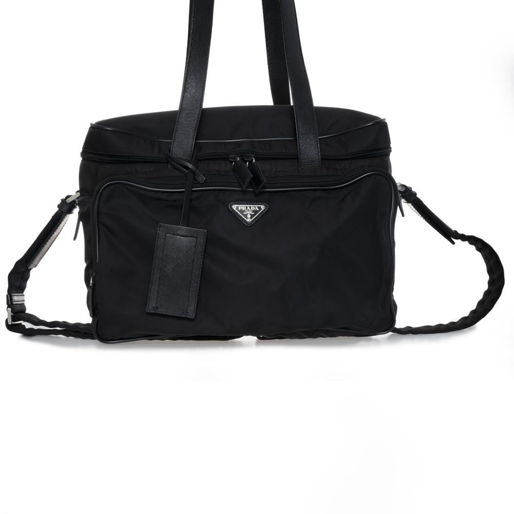 Prada Prada Black Nylon Travel Bag – AGL1005