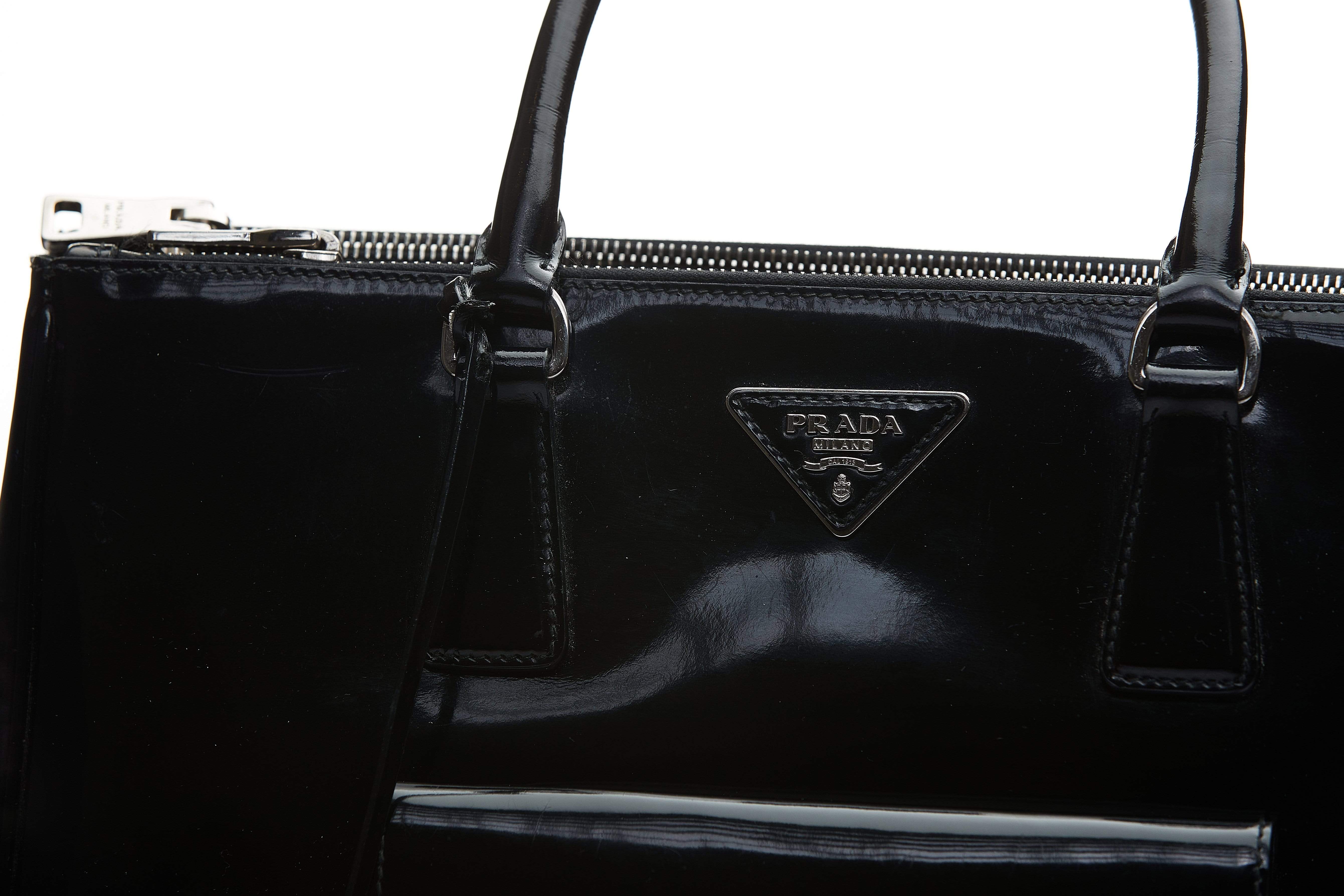 Prada Prada Black Patent Tote bag