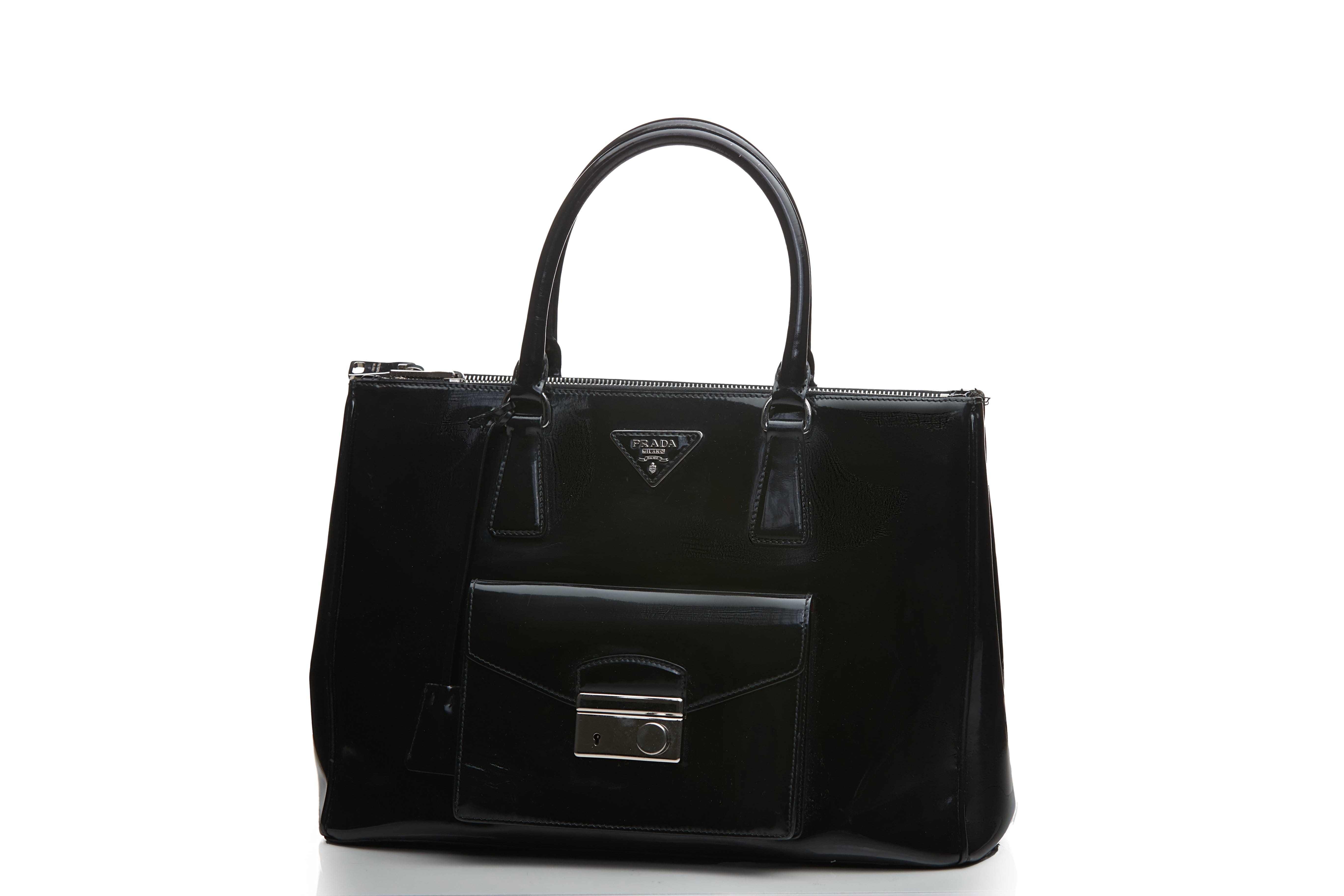 Prada Prada Black Patent Tote bag