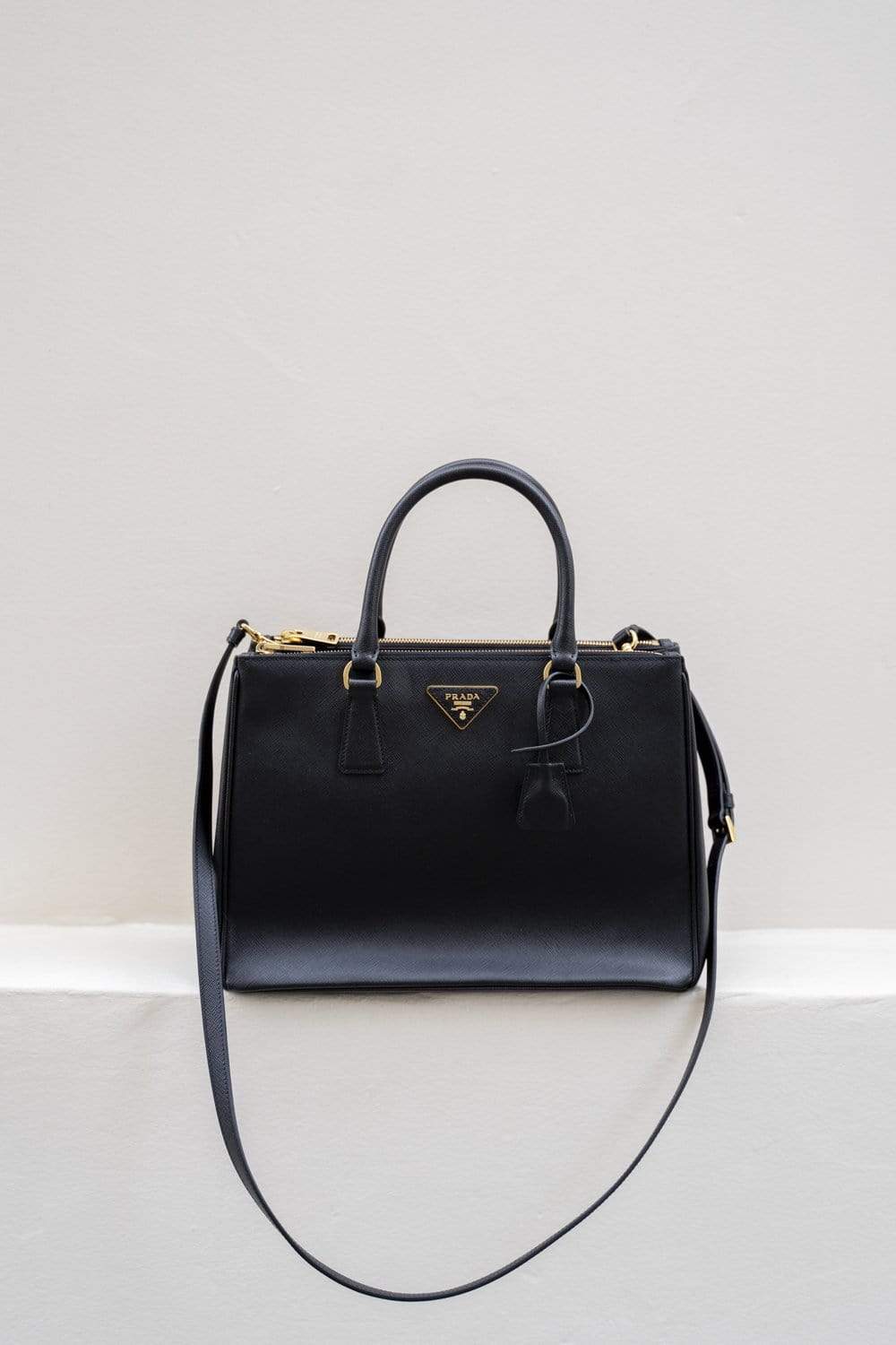 Prada Prada black saffiano medium tote bag  - ASL1828