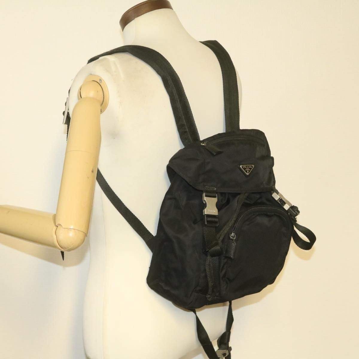 Prada Prada Black Tessuto Backpack MW2321