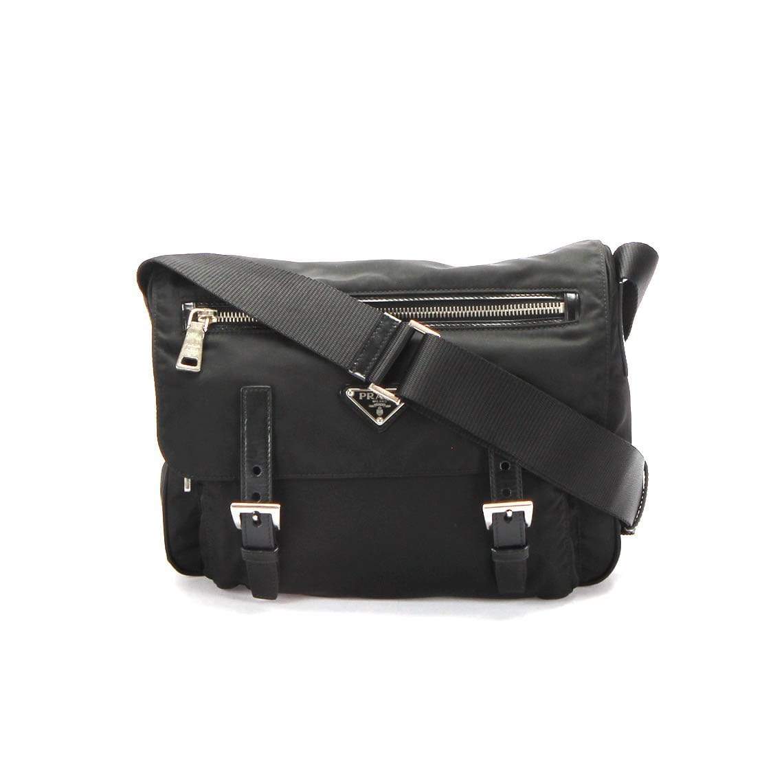 Prada Prada Black Tessuto Messenger Bag - RCL1155