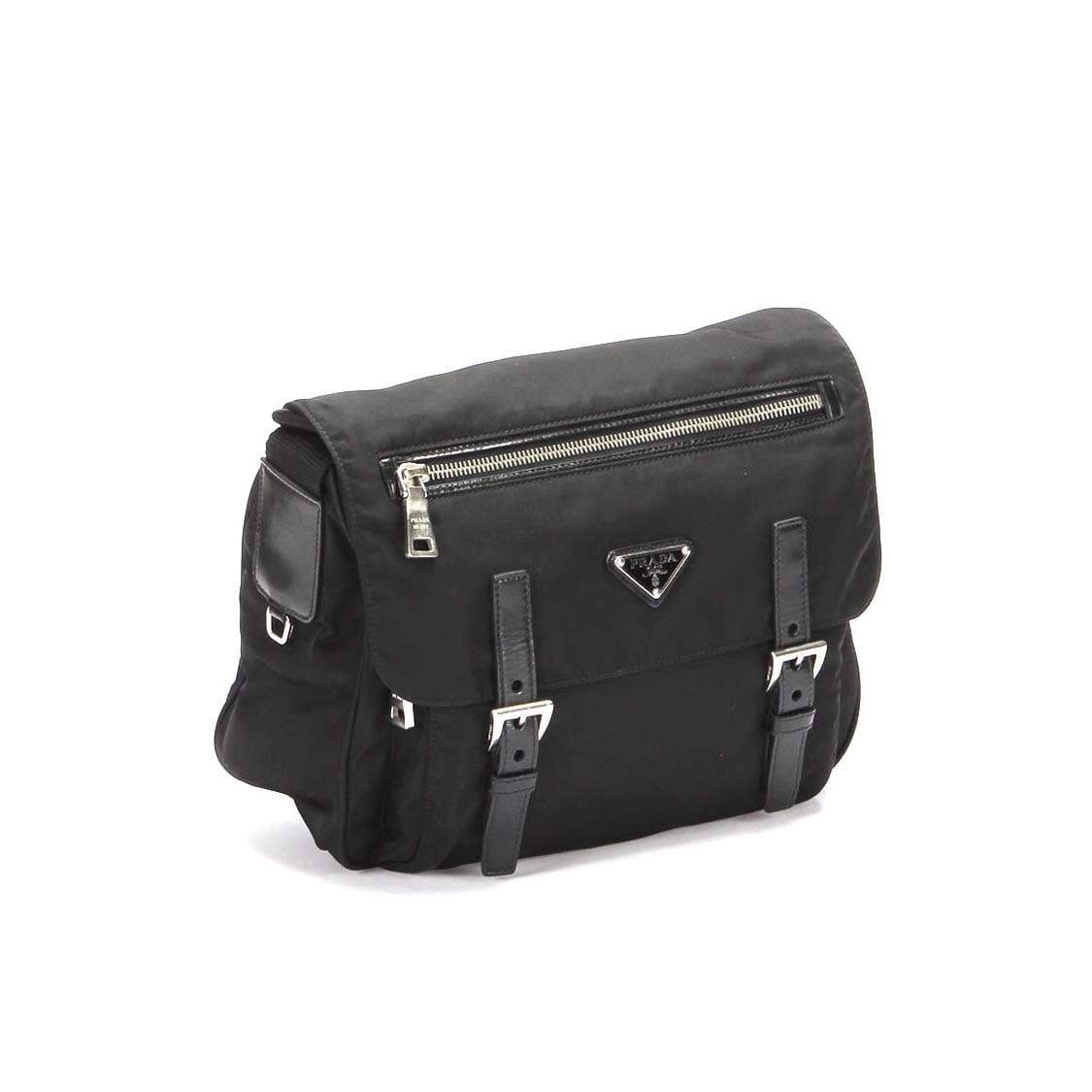 Prada Prada Black Tessuto Messenger Bag - RCL1155