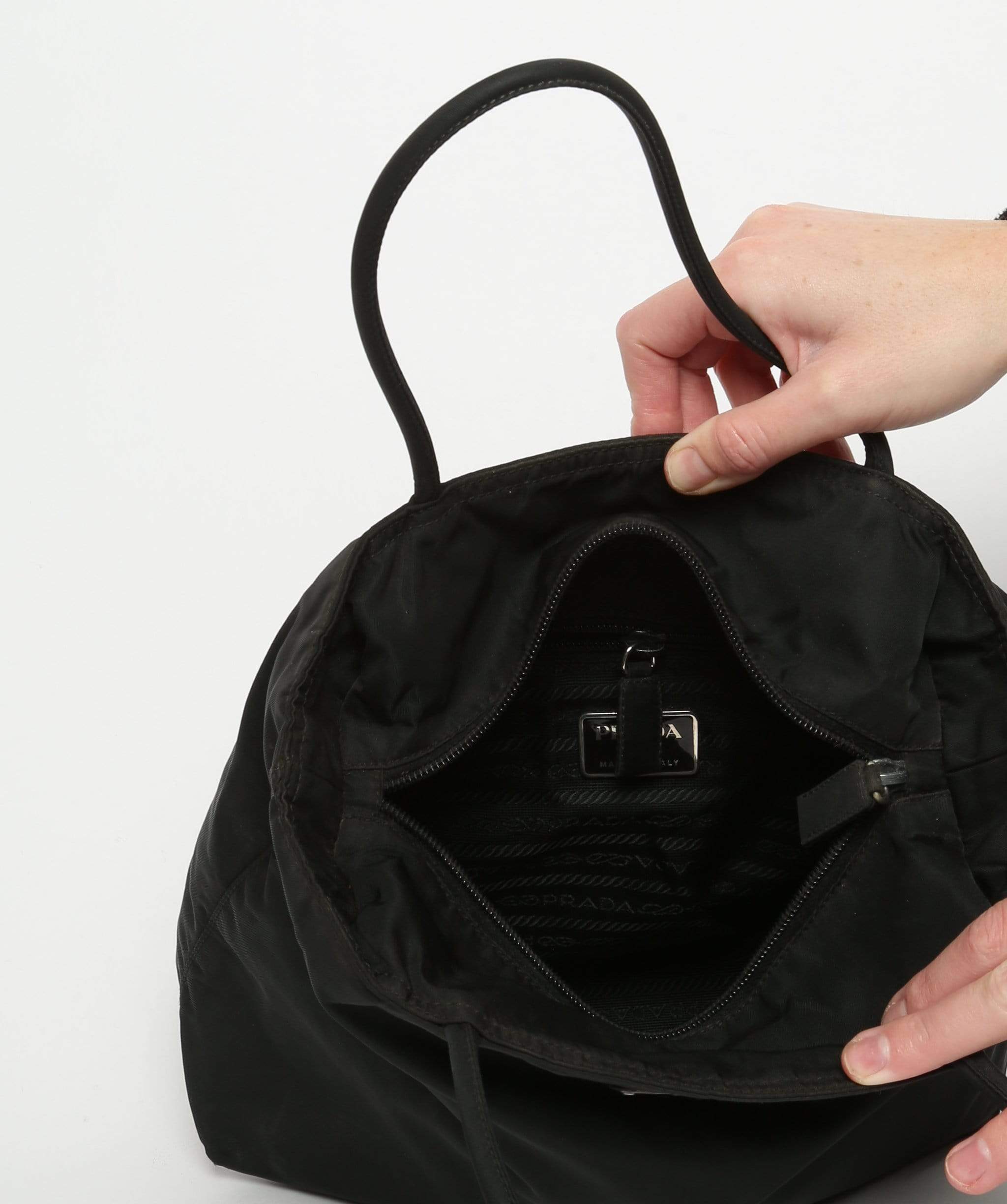 Prada Prada BlackNylon Handbag 70