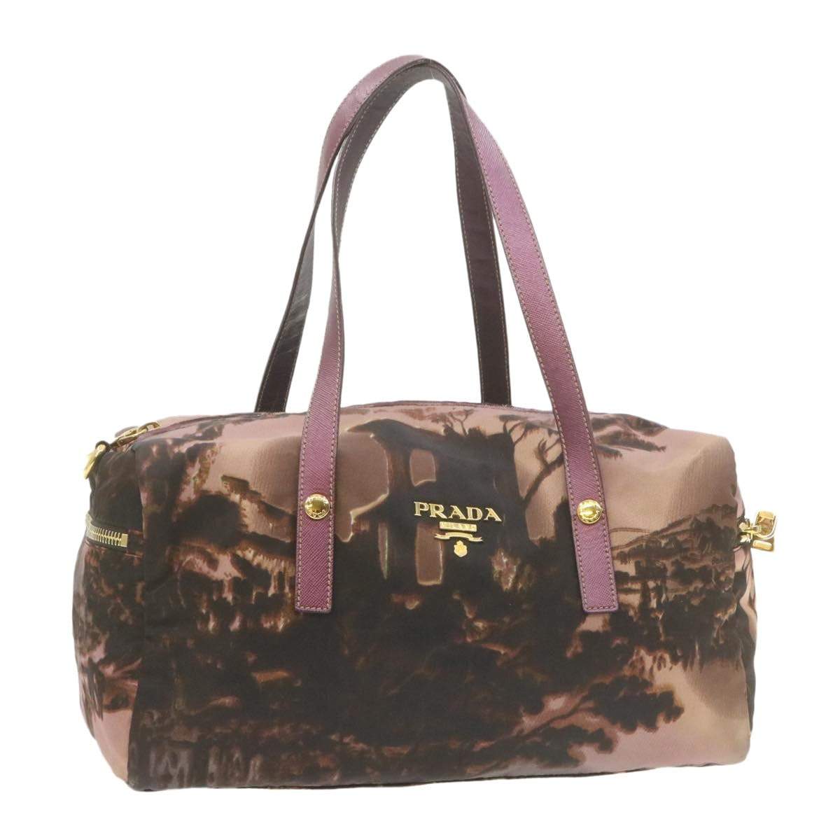 Prada Prada Brown Tessuto Stampato Handbag MW2270