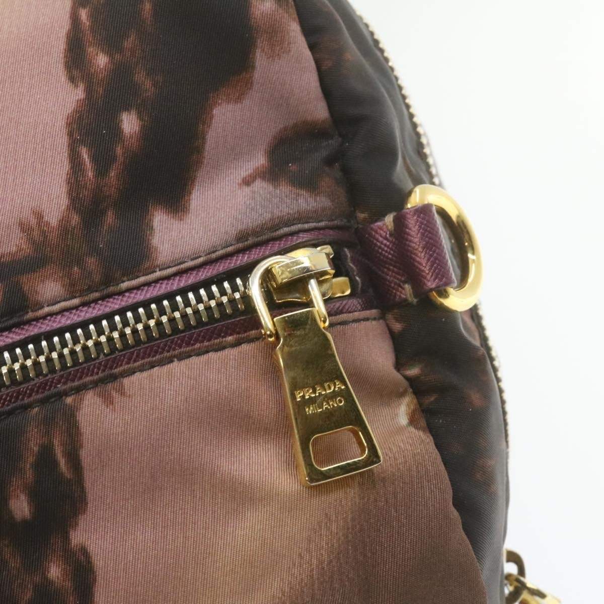 Prada Prada Brown Tessuto Stampato Handbag MW2270