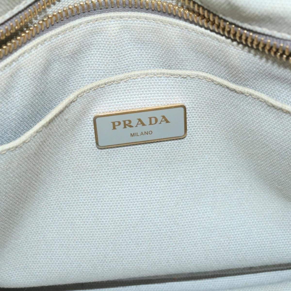 Prada Prada Canapa Canvas Tote Bag