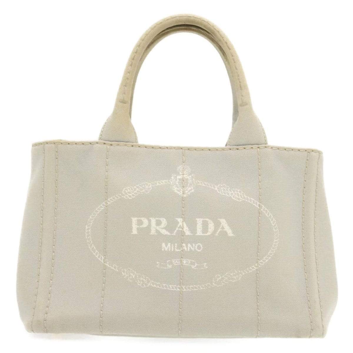 Prada Prada Canapa Canvas Tote Bag