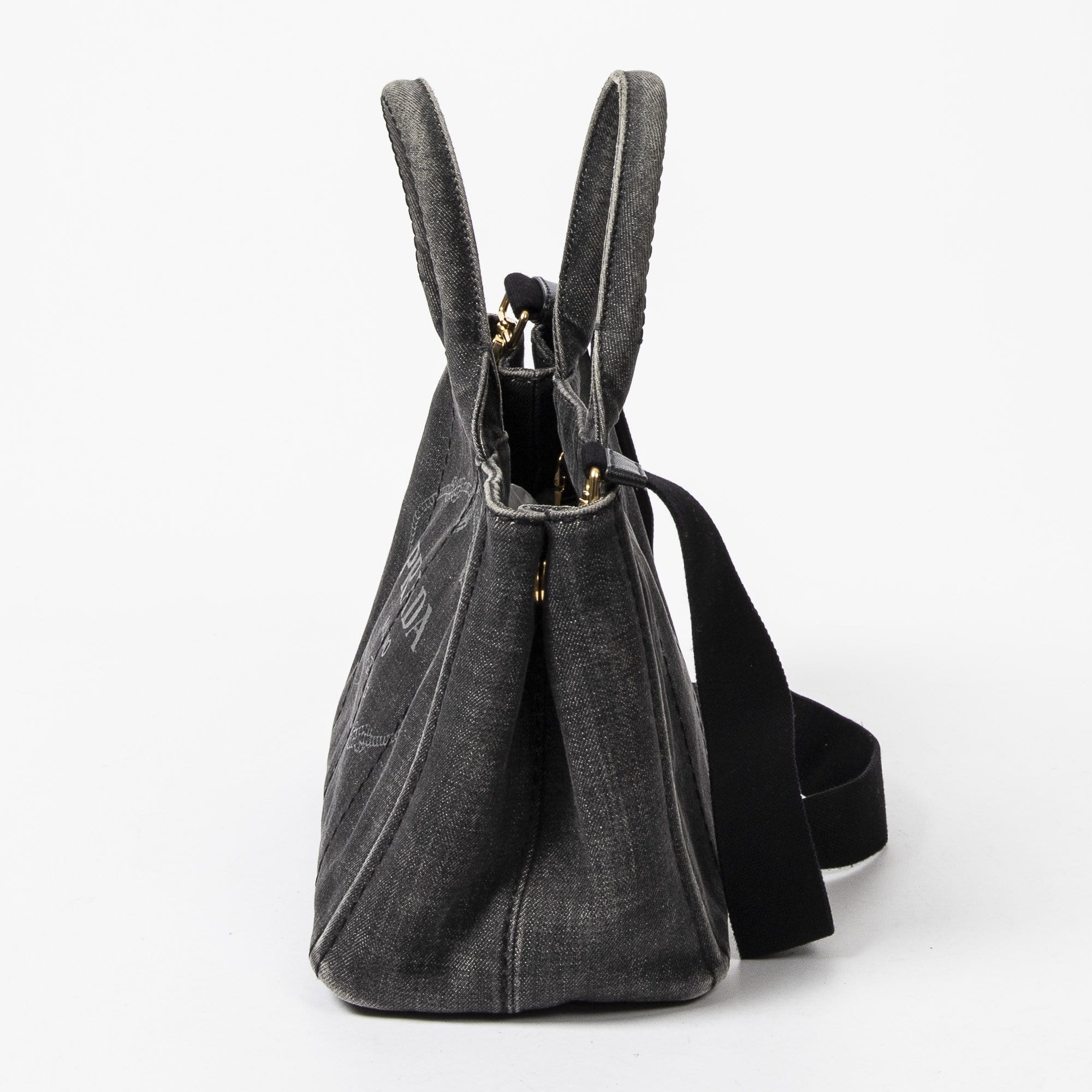 Prada Prada Canapa Denim Tote AWL1155