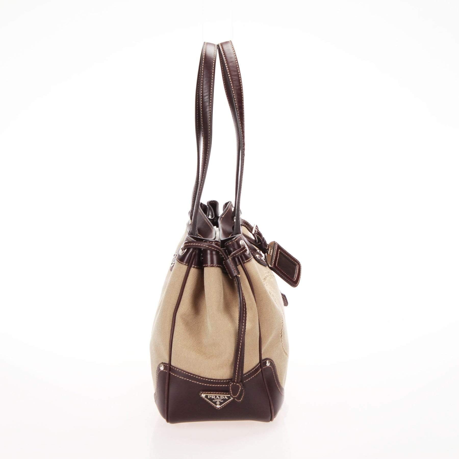 Prada Prada Canapa Shoulder Bag