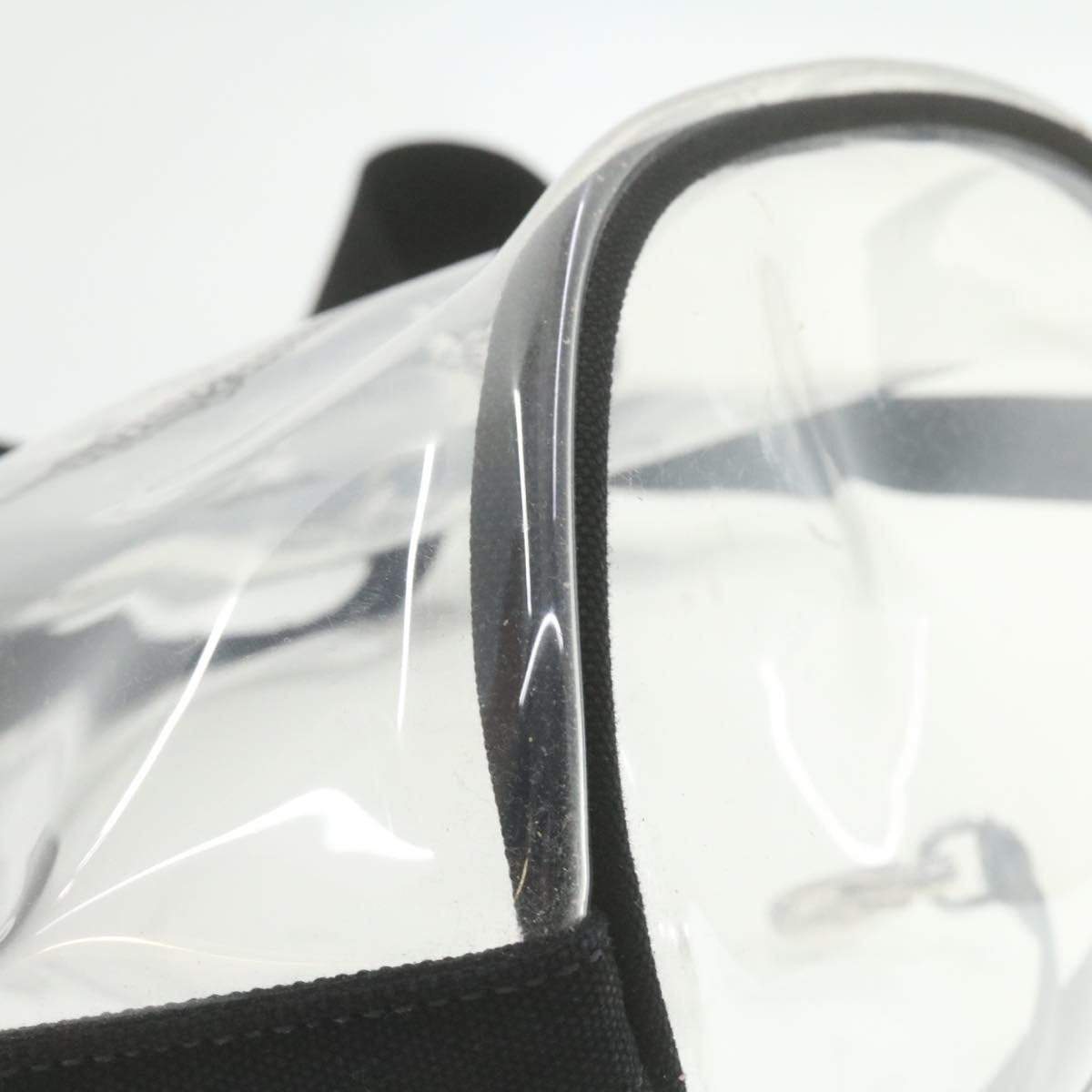 Prada PRADA Canapa Vinyl Clear Tote Bag AWL1108