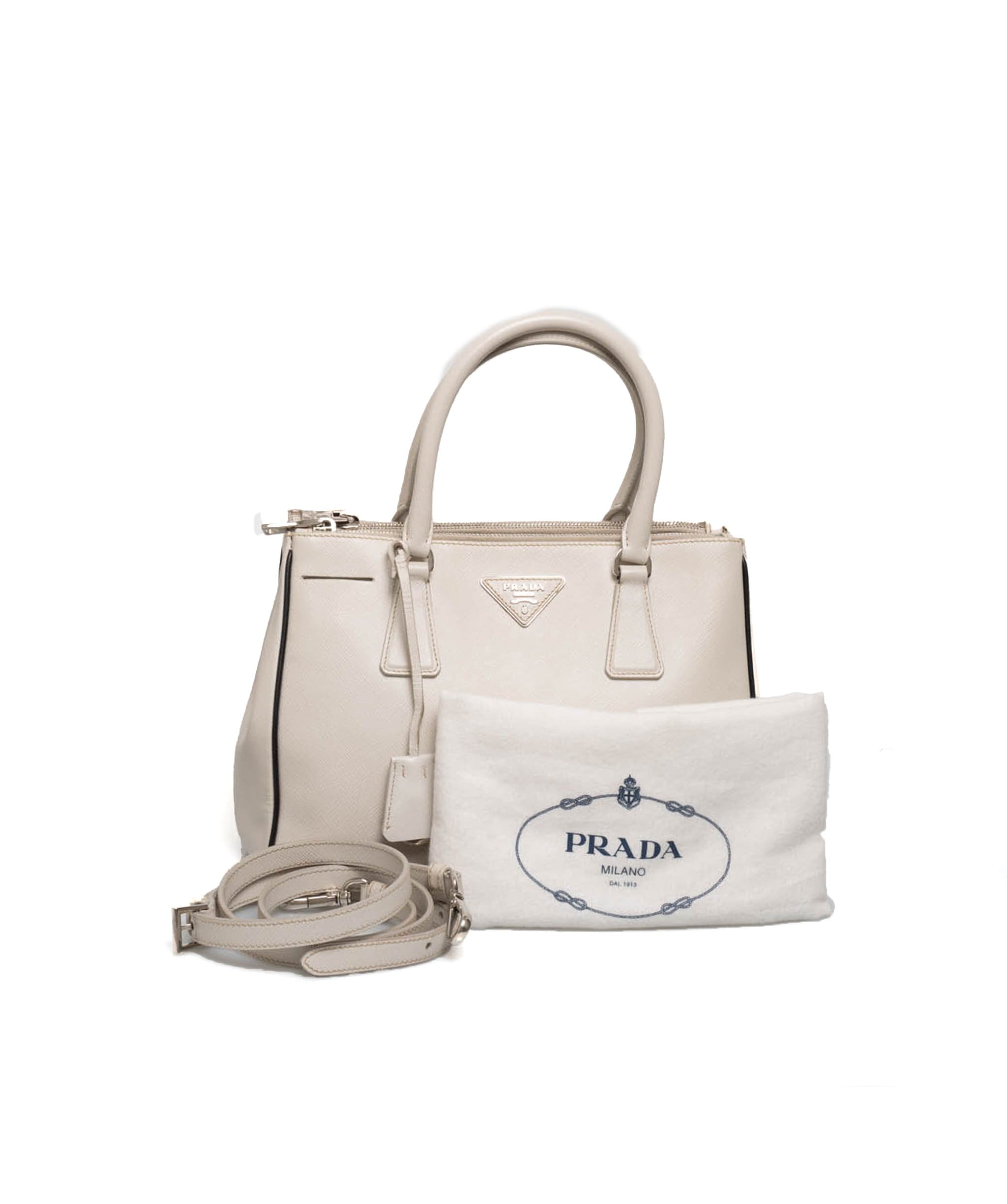 Prada Prada Creme Saffiano Small Tote Bag - ASL1827