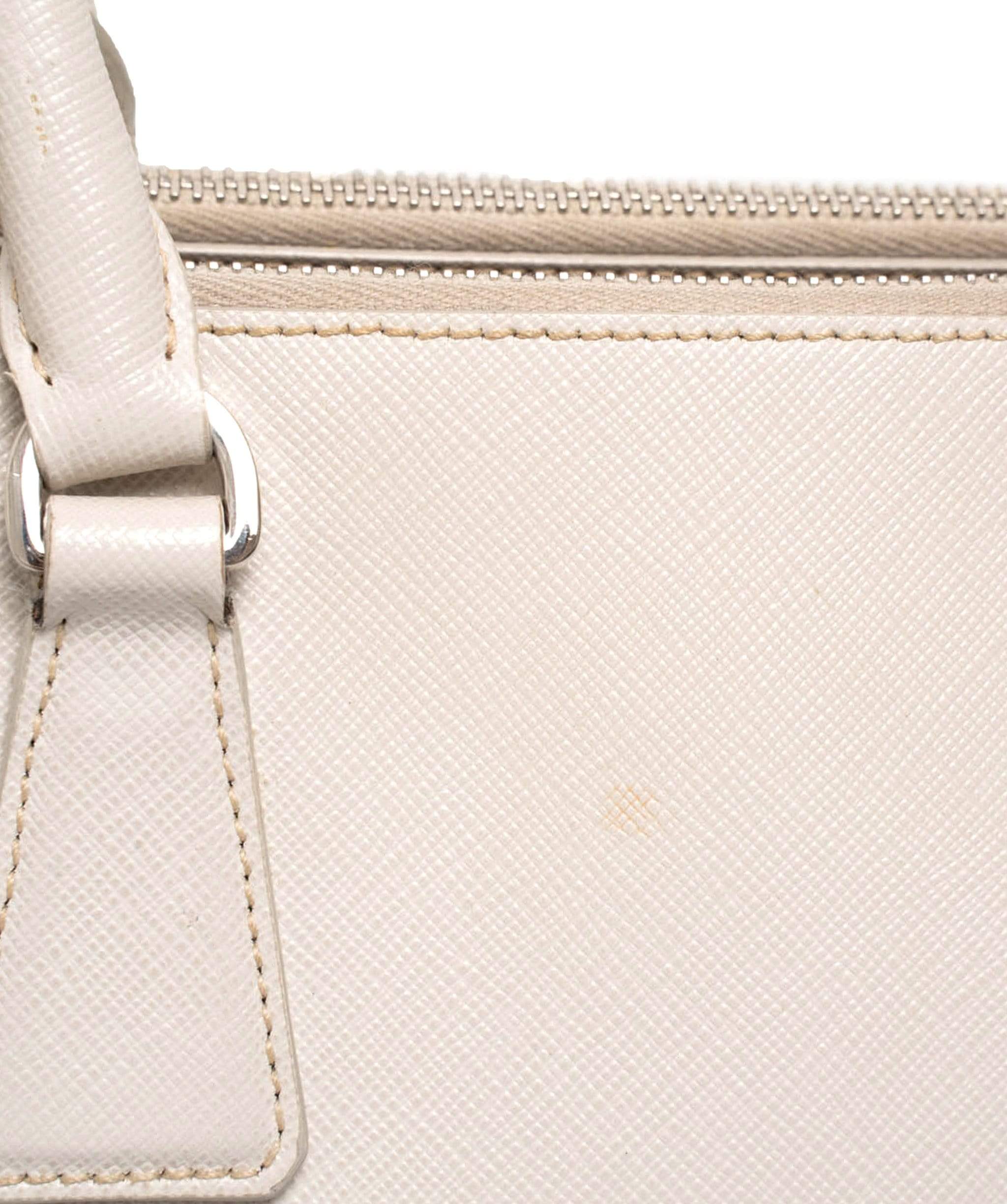 Prada Prada Creme Saffiano Small Tote Bag - ASL1827