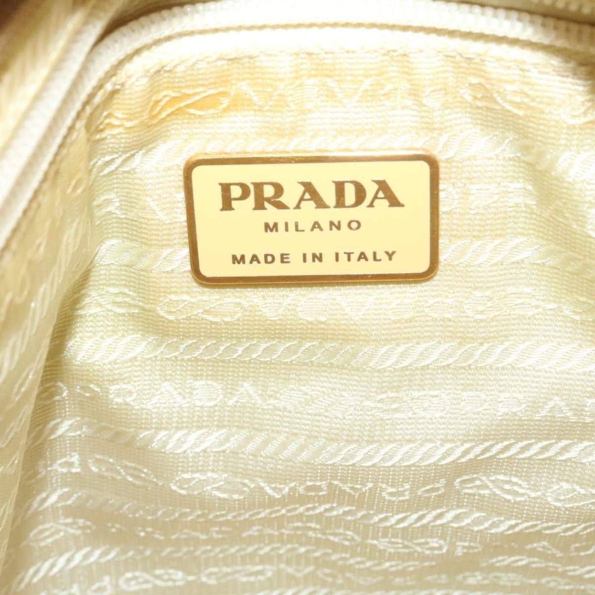 Prada PRADA Cross Body Beige Nylon Messenger Bag