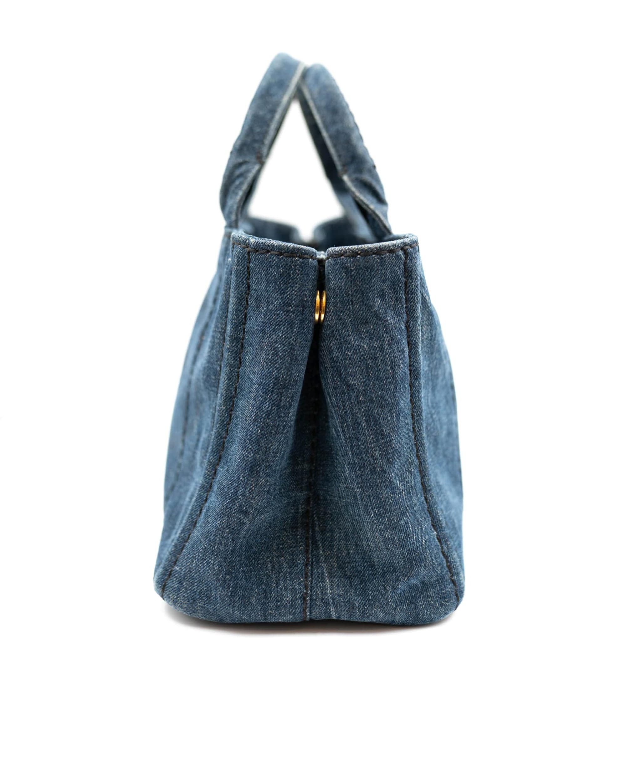 Prada Prada Denim Canapa Tote - AWC1662