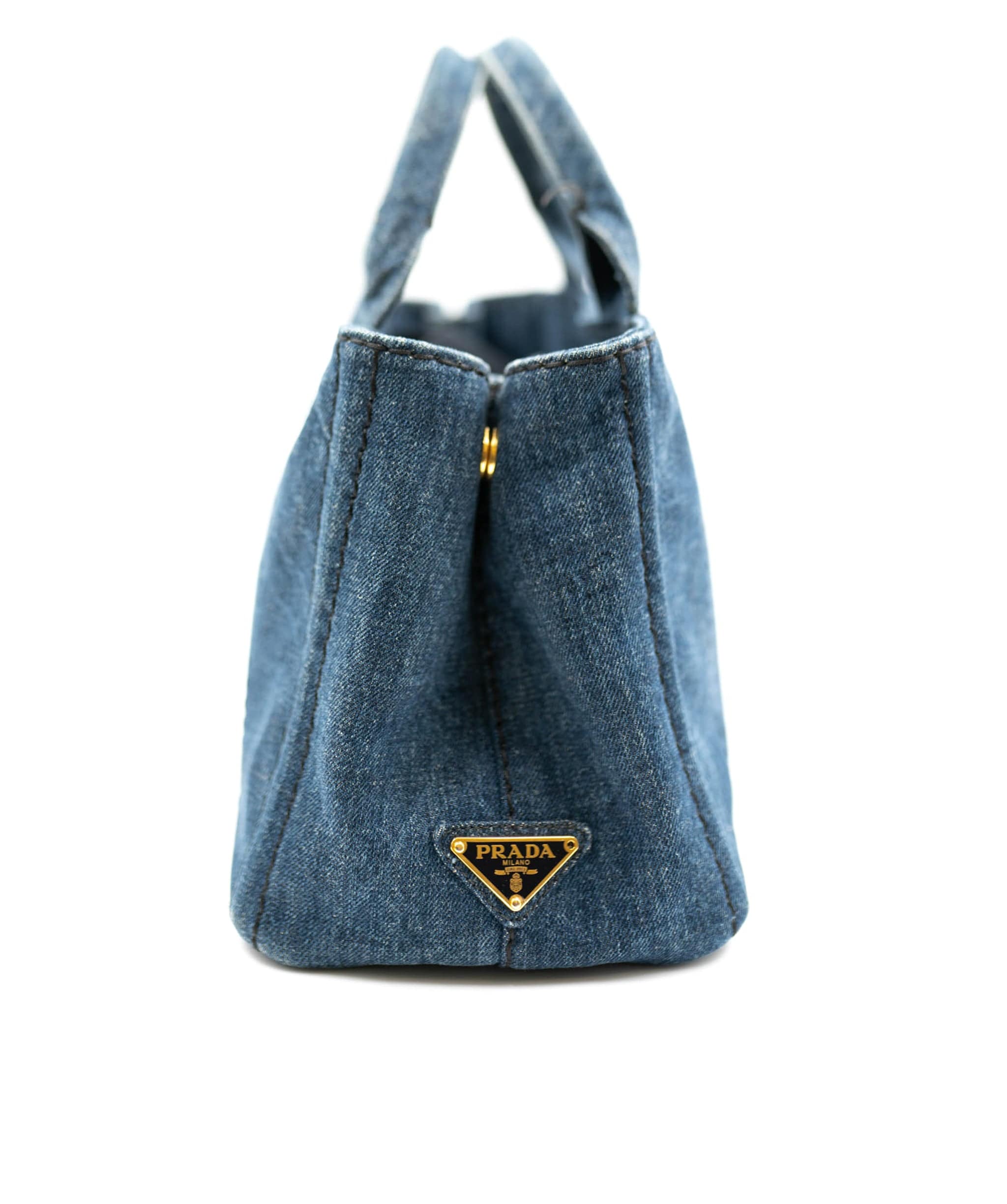 Prada Prada Denim Canapa Tote - AWC1662