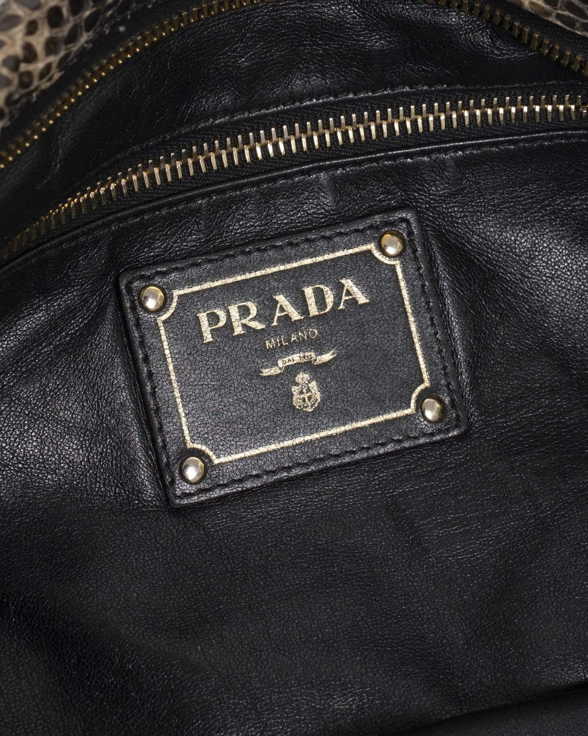 Prada Prada Embossed Lizard Clutch Bag - AWL2051