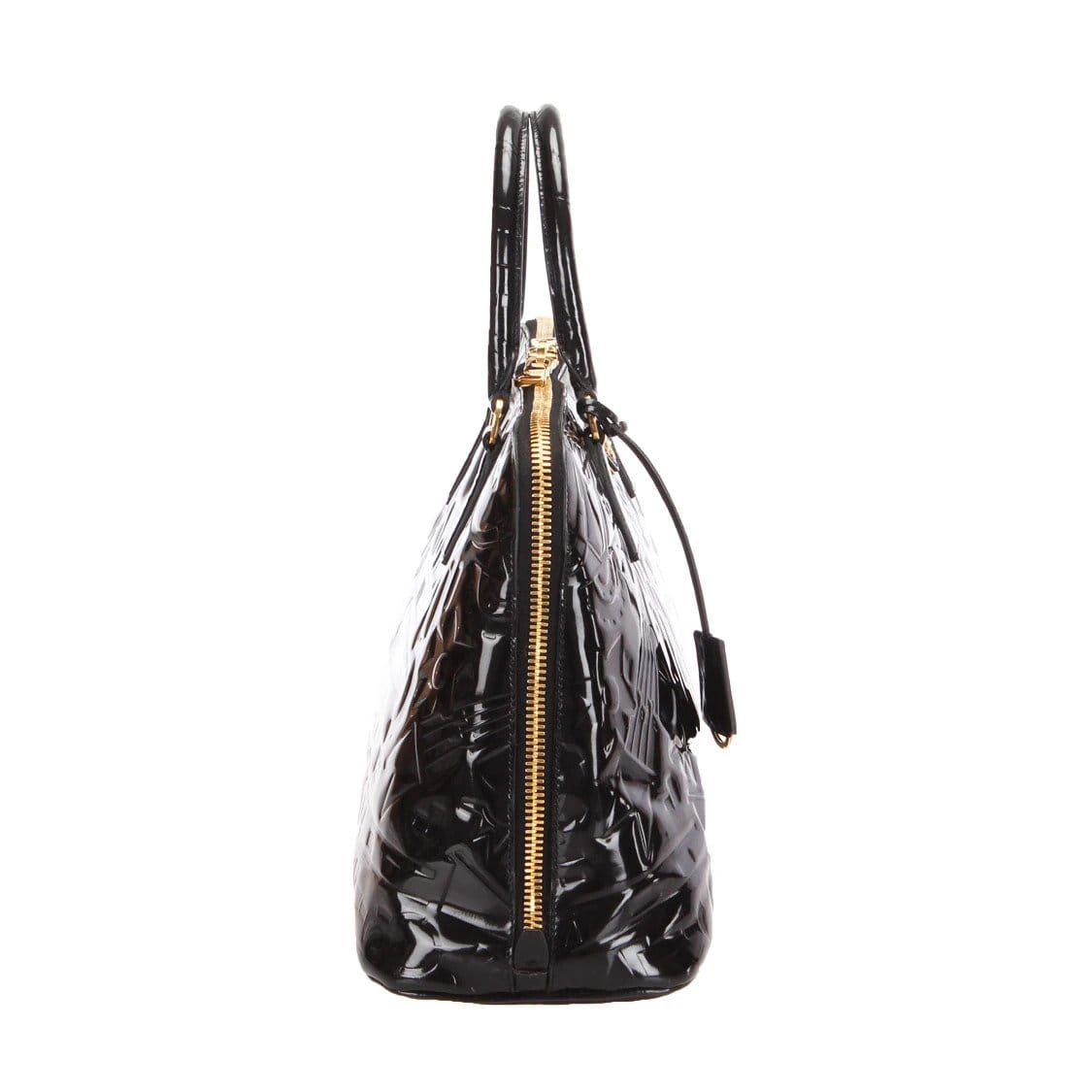 Prada Prada Embossed Spazzolato Luxe Dome Handbag