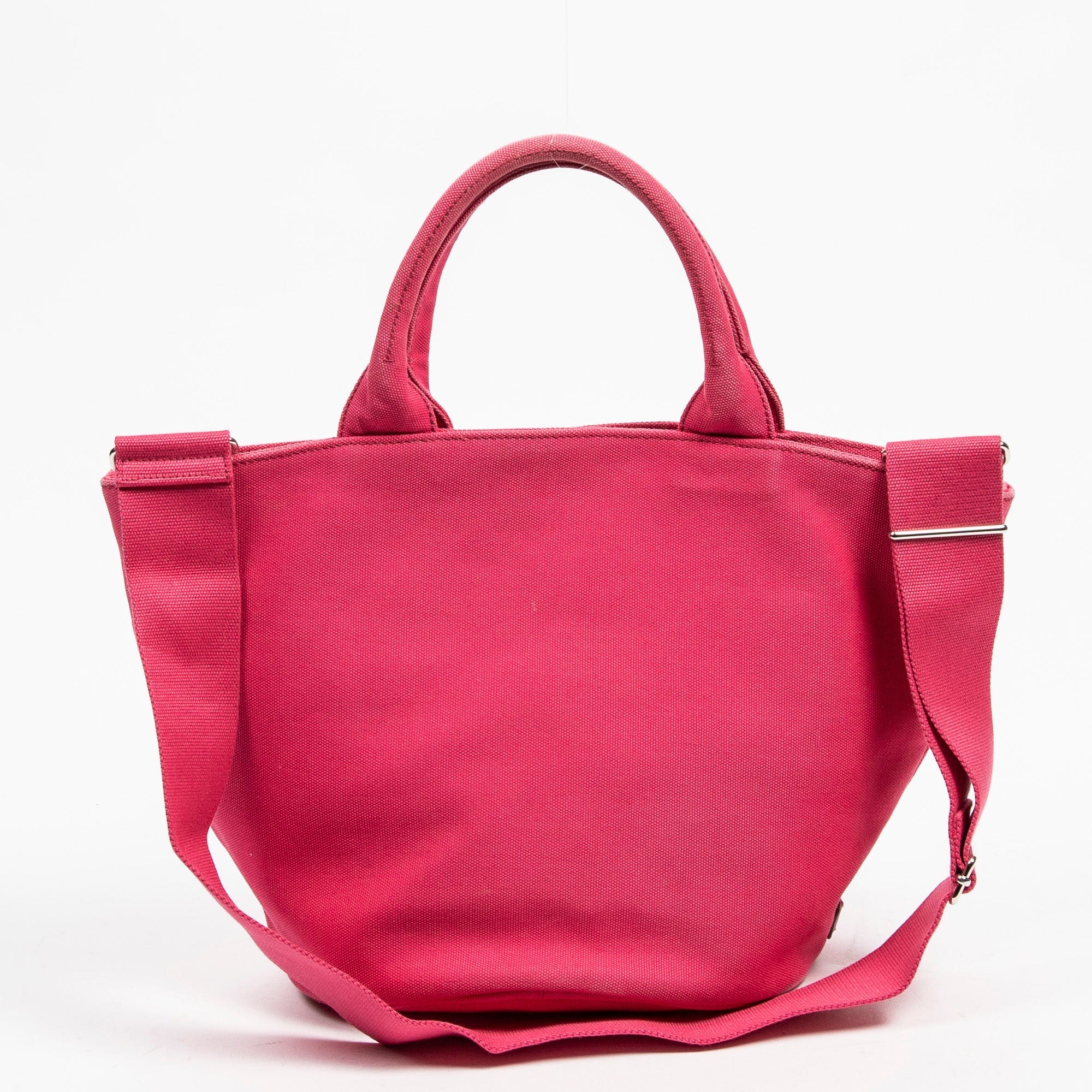 Prada Prada Fuscia Pink Canapa Tote - AAT3993