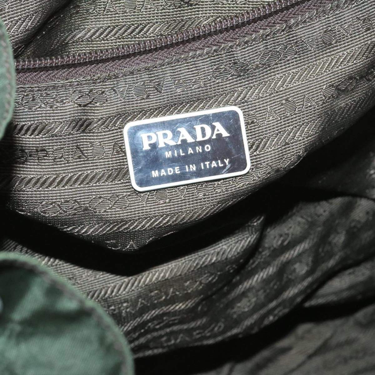 Prada Prada Green Large Nylon Backpack 56