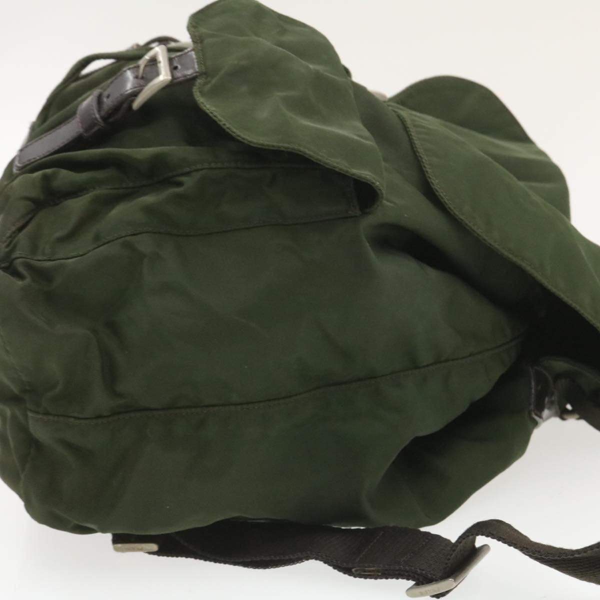 Prada Prada Green Large Nylon Backpack 56