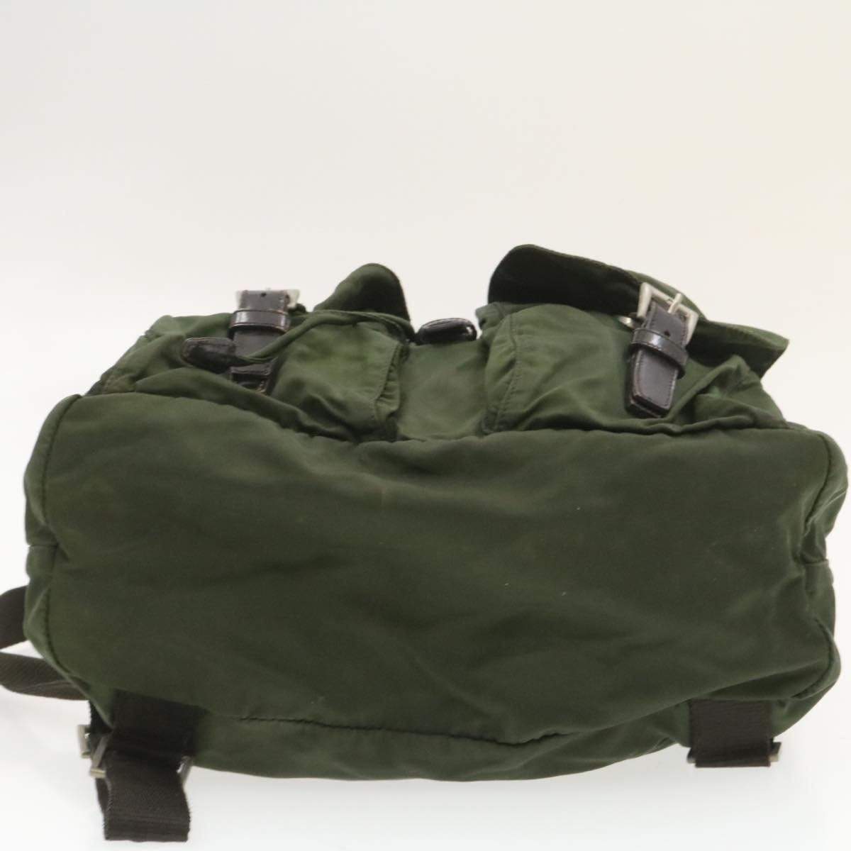 Prada Prada Green Large Nylon Backpack 56