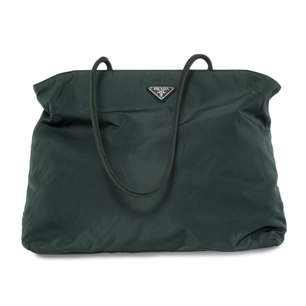 Prada Prada Green Nylon Tote Bag - AWL1101