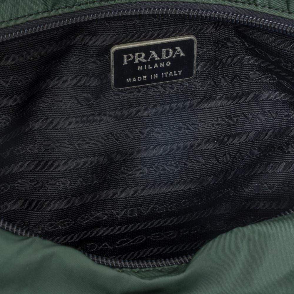 Prada Prada Green Nylon Tote Bag - AWL1101