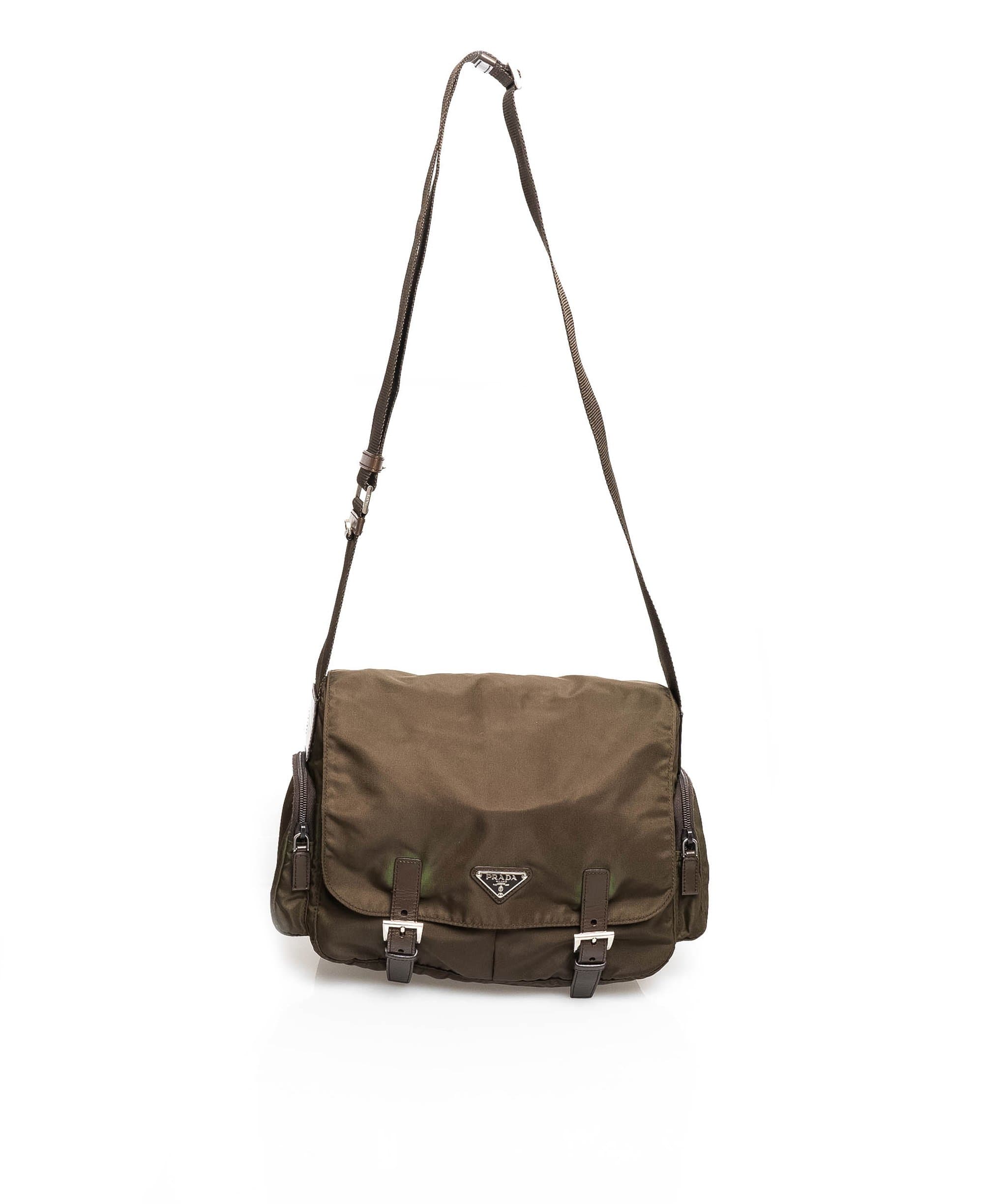 Prada Prada Khaki Tessuto Messenger Bag MW2772