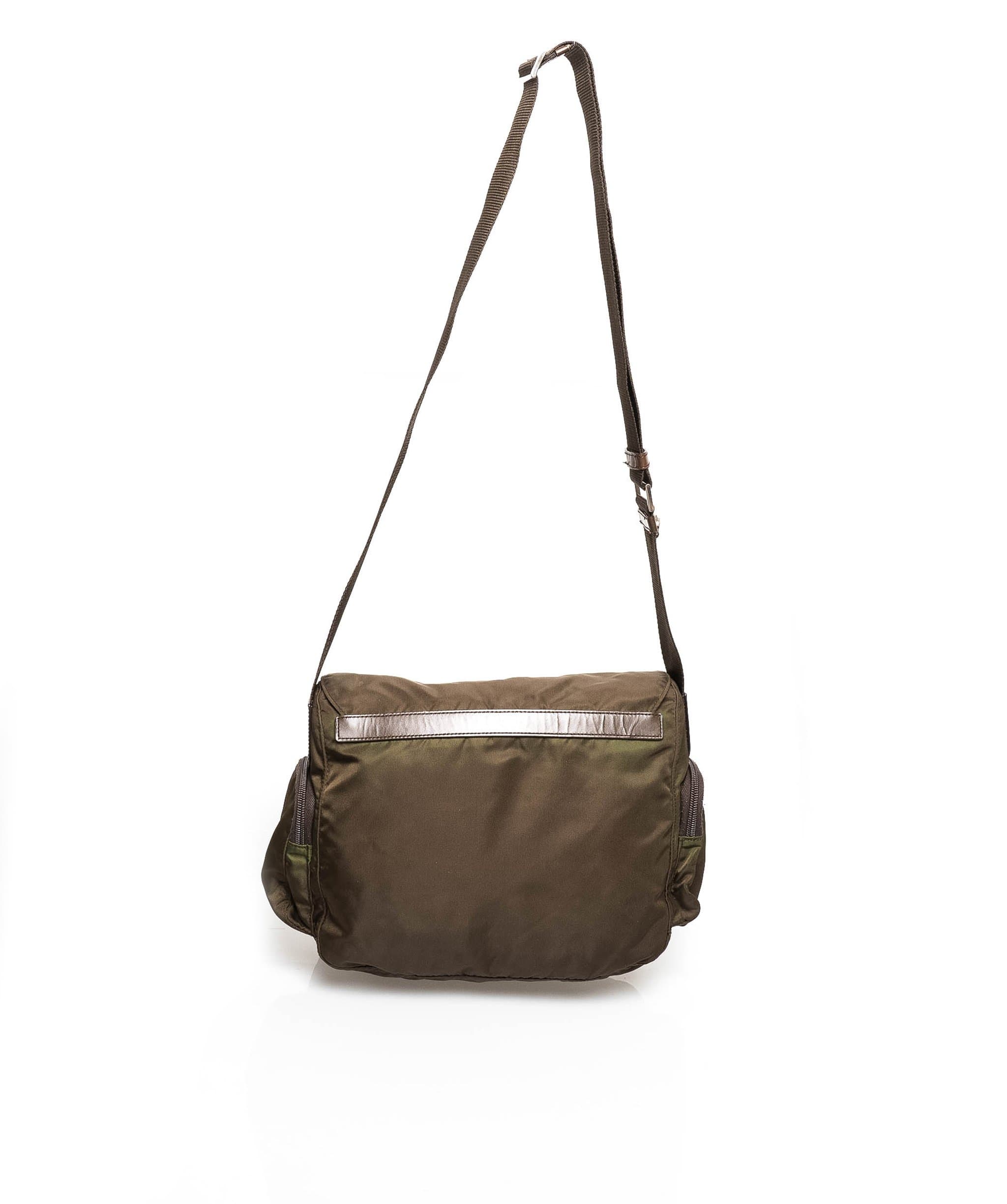 Prada Prada Khaki Tessuto Messenger Bag MW2772