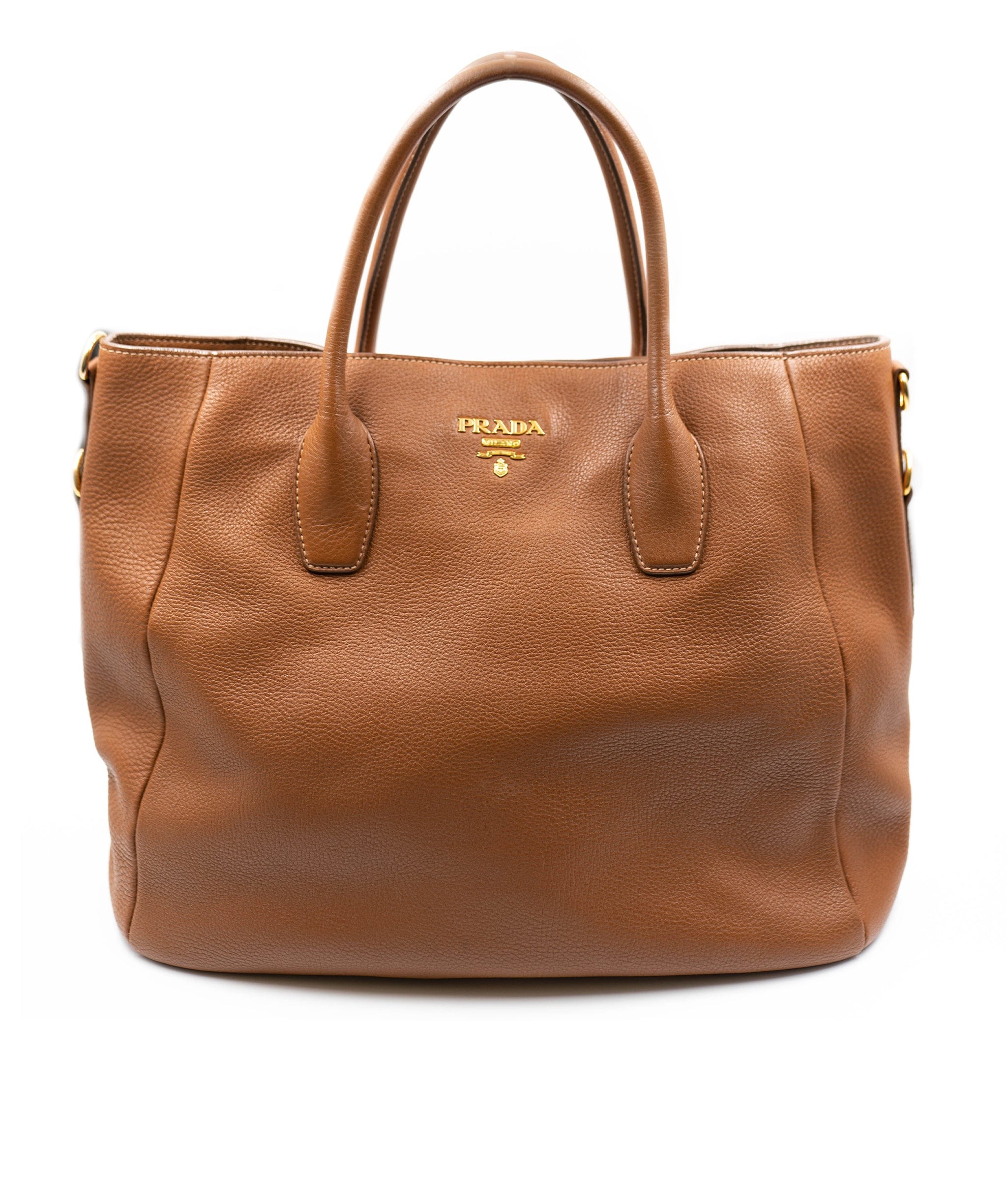 Prada Prada leather brown tote bag - AGL2015