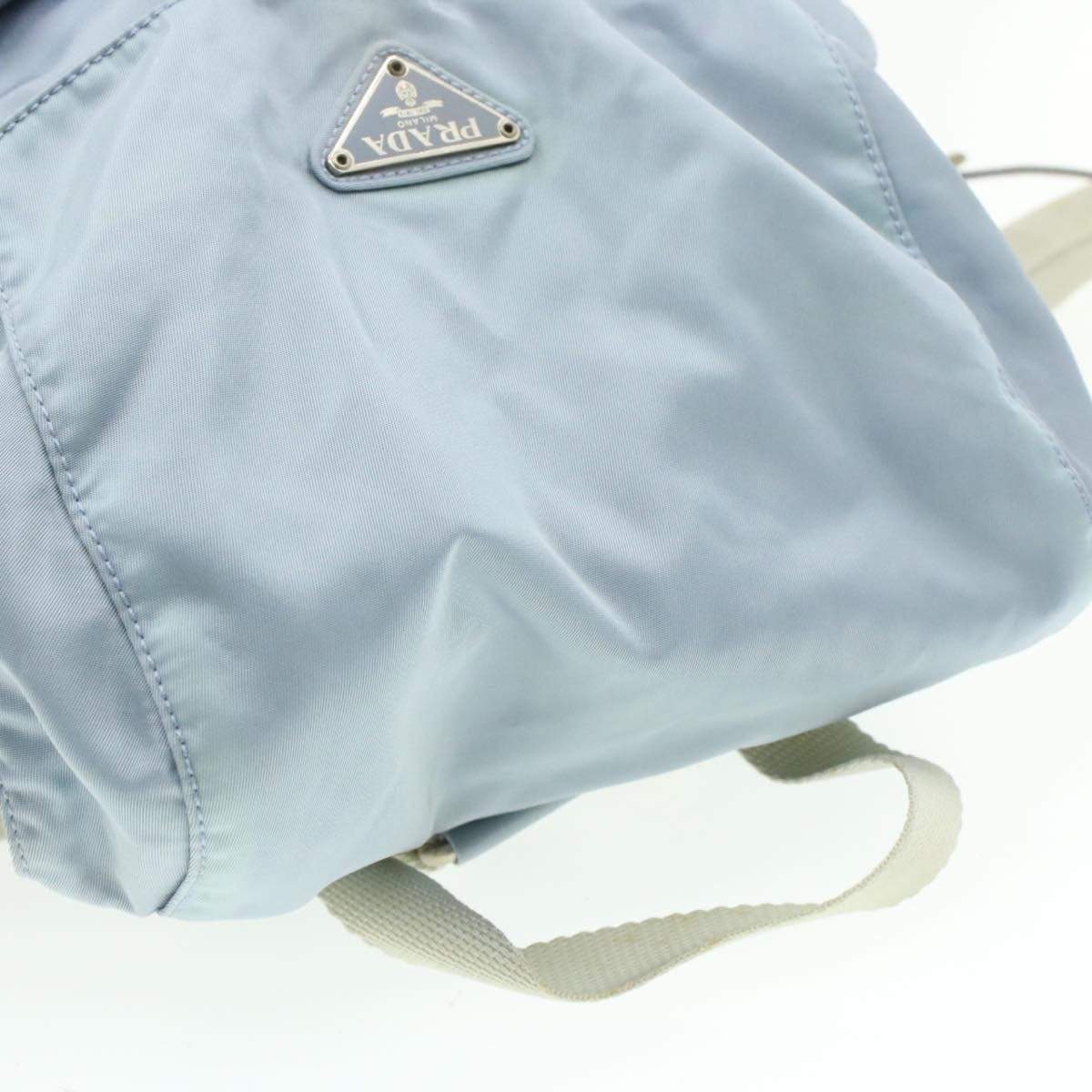 Prada Prada Light Blue Nylon Backpack