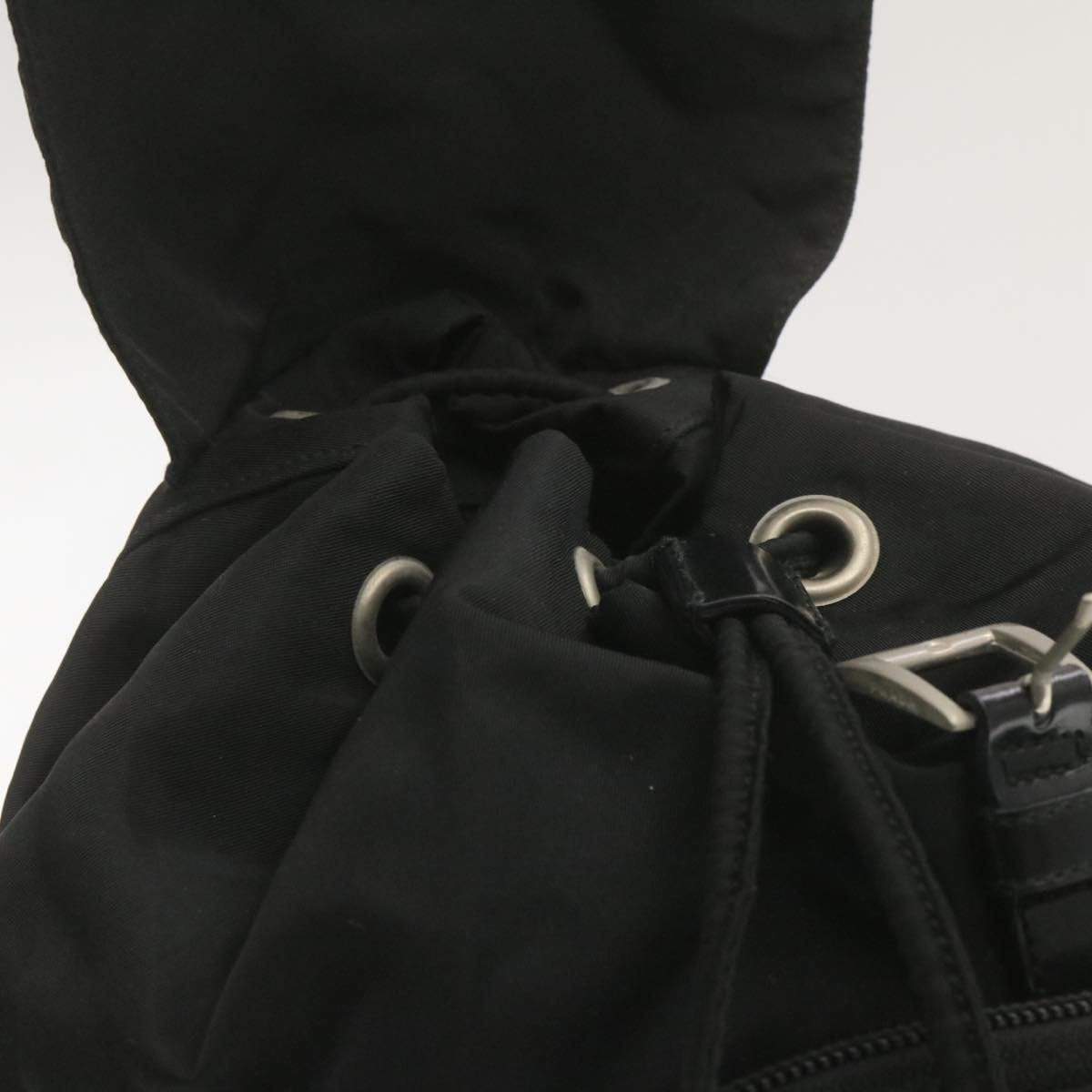 Prada PRADA Mini Black Nylon Backpack 35