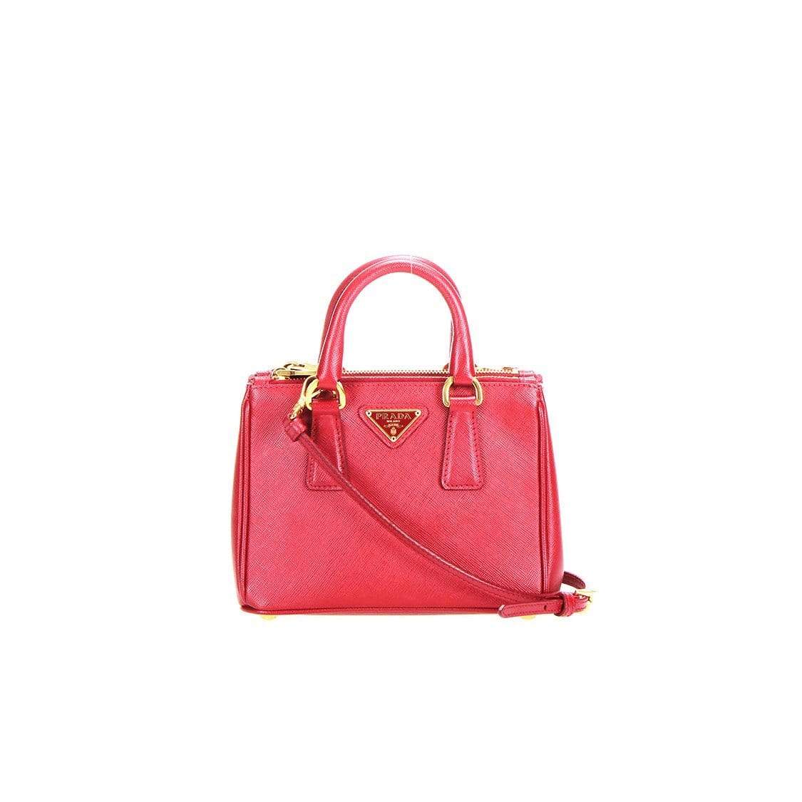 Prada Prada MIni Galleria Double Zip Handbag MW2857