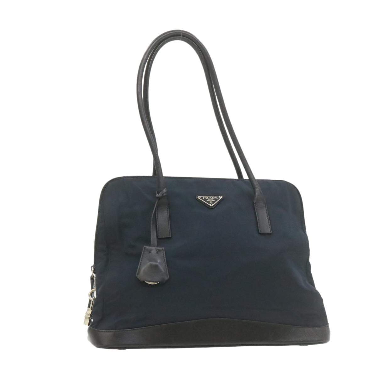 Prada Prada Navy Blue Tessuto Tote Bag MW2767