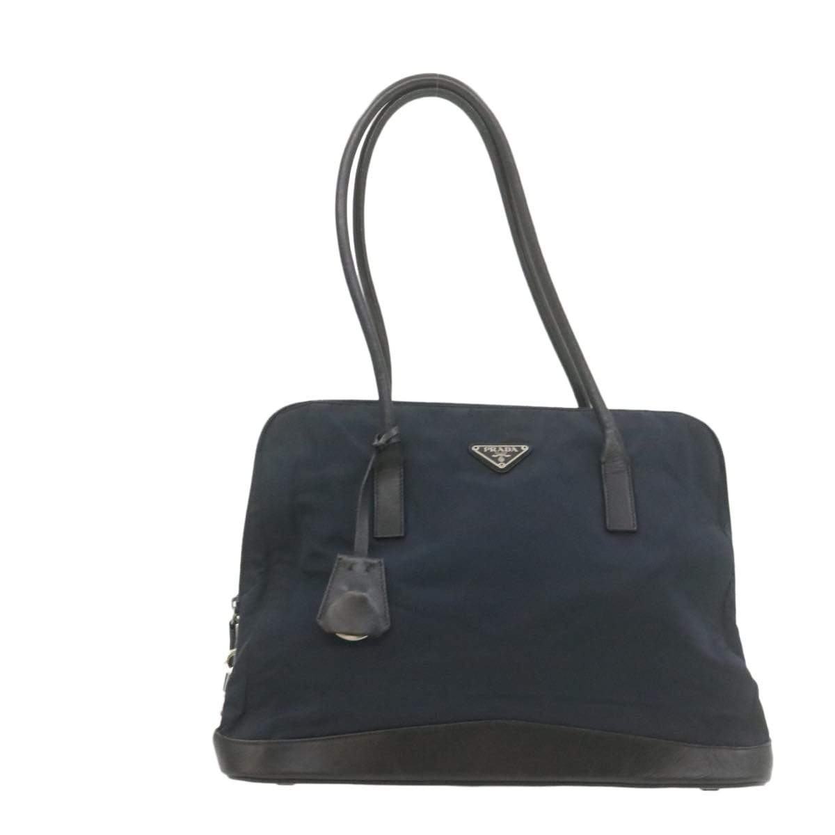 Prada Prada Navy Blue Tessuto Tote Bag MW2767