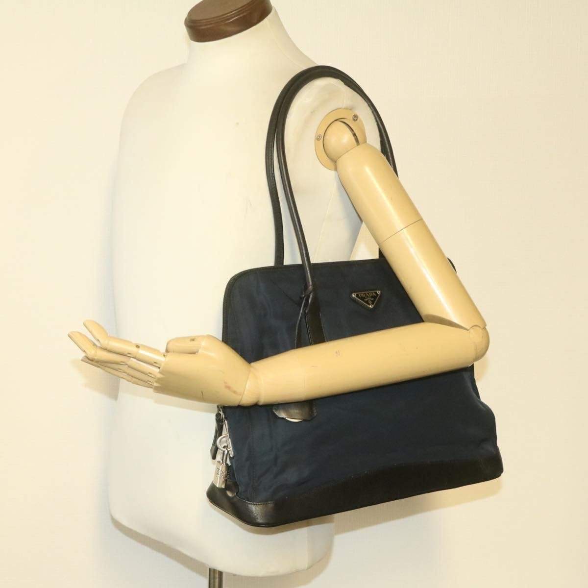 Prada Prada Navy Blue Tessuto Tote Bag MW2767