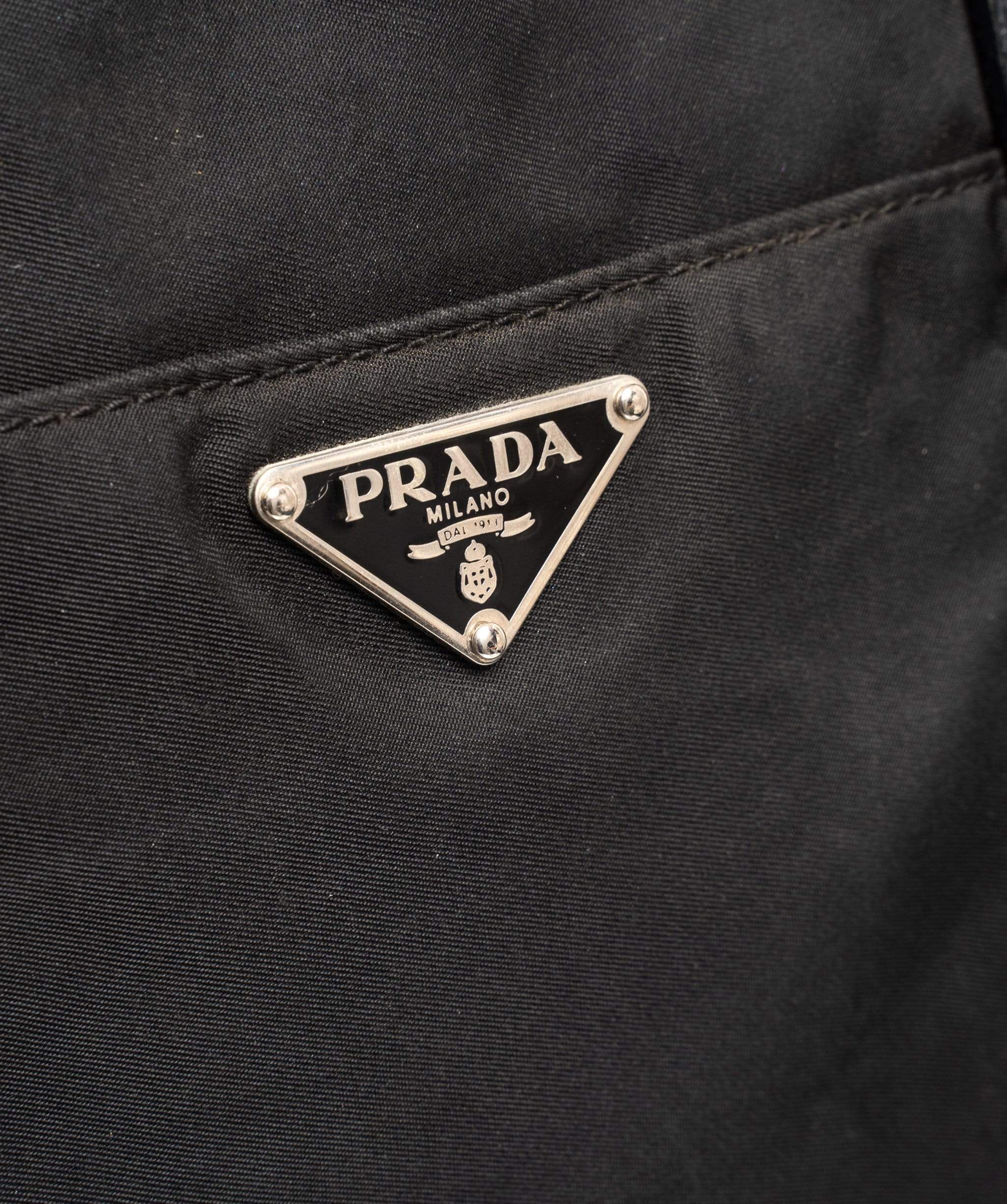 Prada PRADA Nylon 2Way Hand Shoulder Bag Black Auth 21494 MW2778