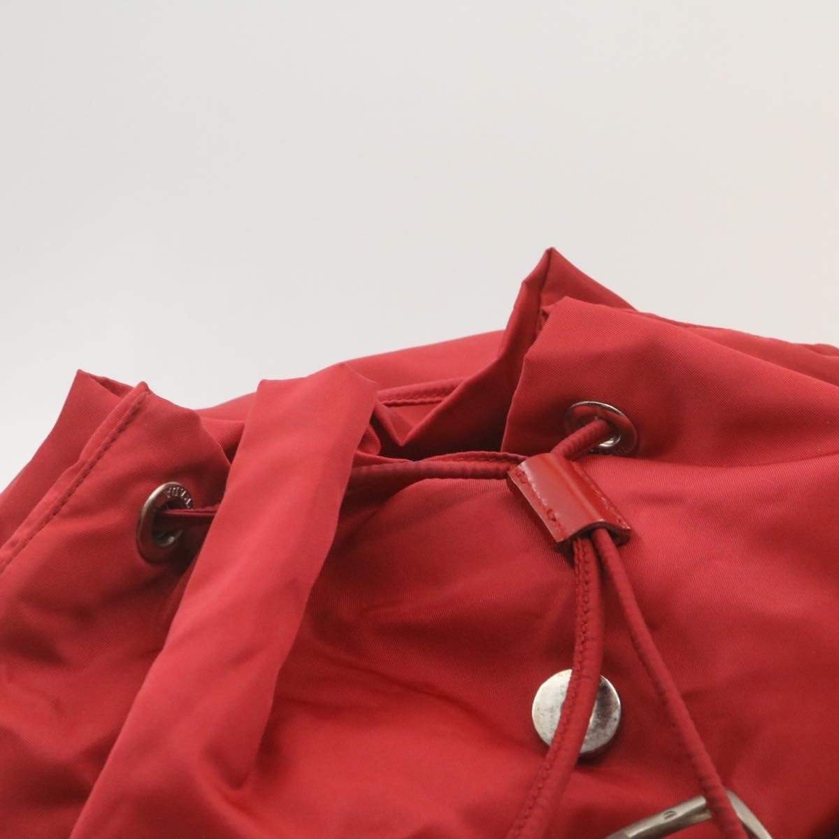 Prada Prada Nylon Backpack Red