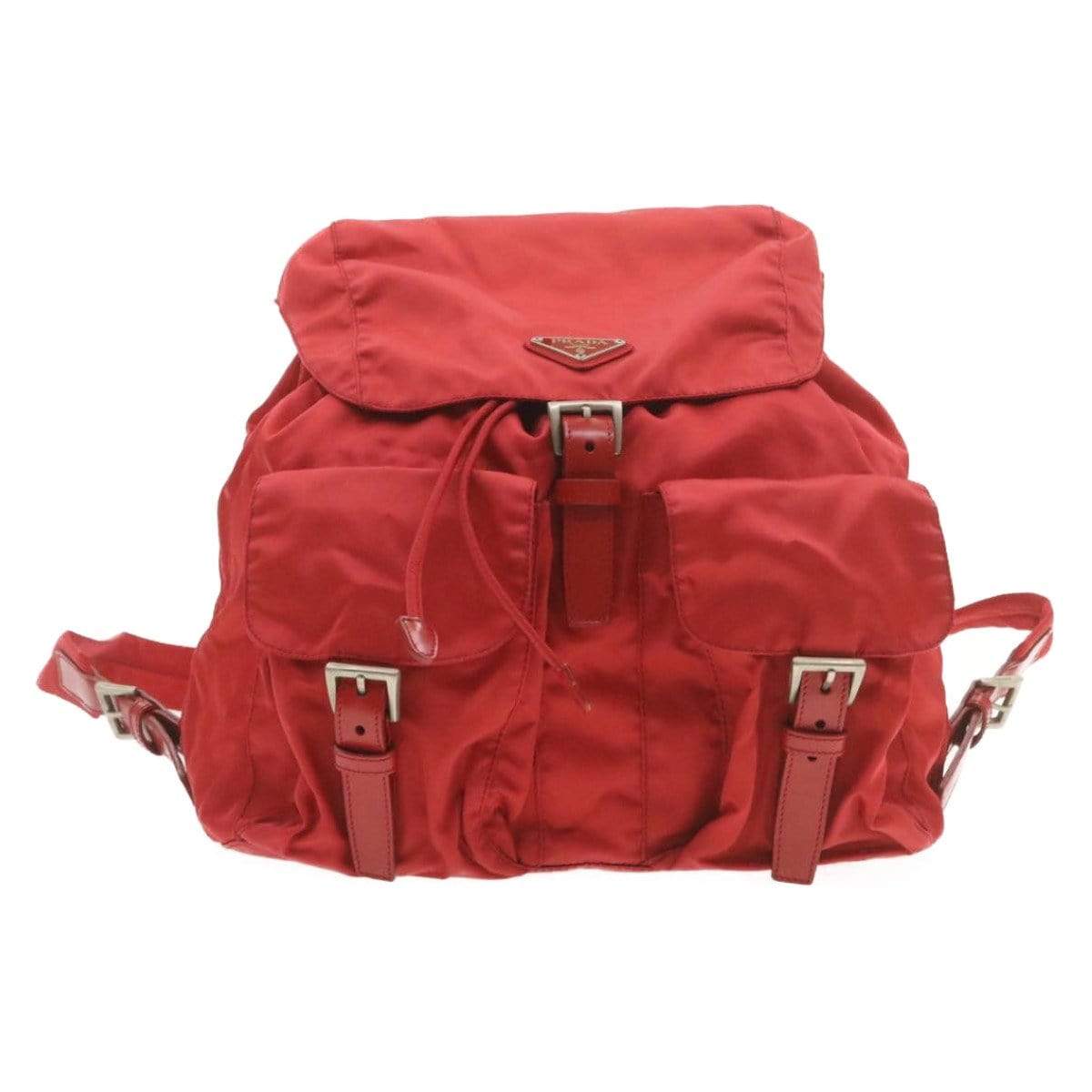 Prada Prada Nylon Backpack Red