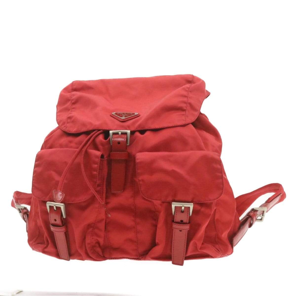 Prada Prada Nylon Backpack Red