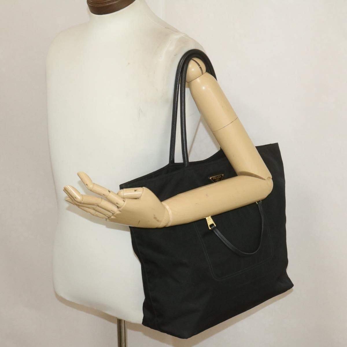 Prada PRADA Nylon Black Tote Bag 172