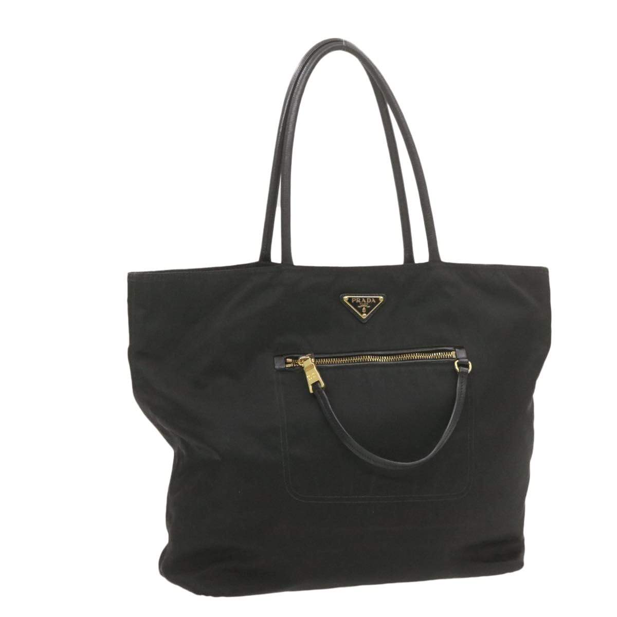 Prada PRADA Nylon Black Tote Bag 172