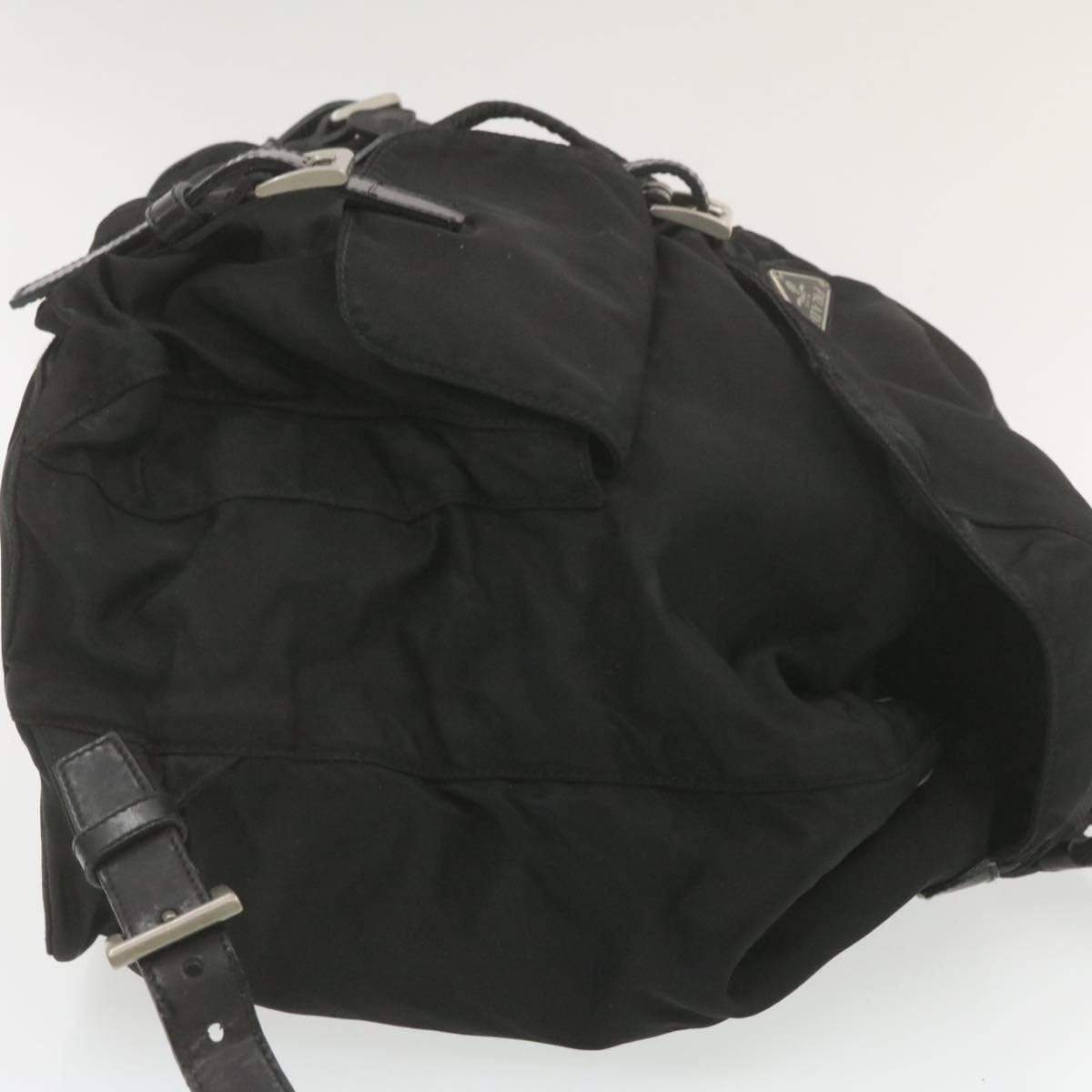 Prada PRADA Nylon Hand Bag Black 31