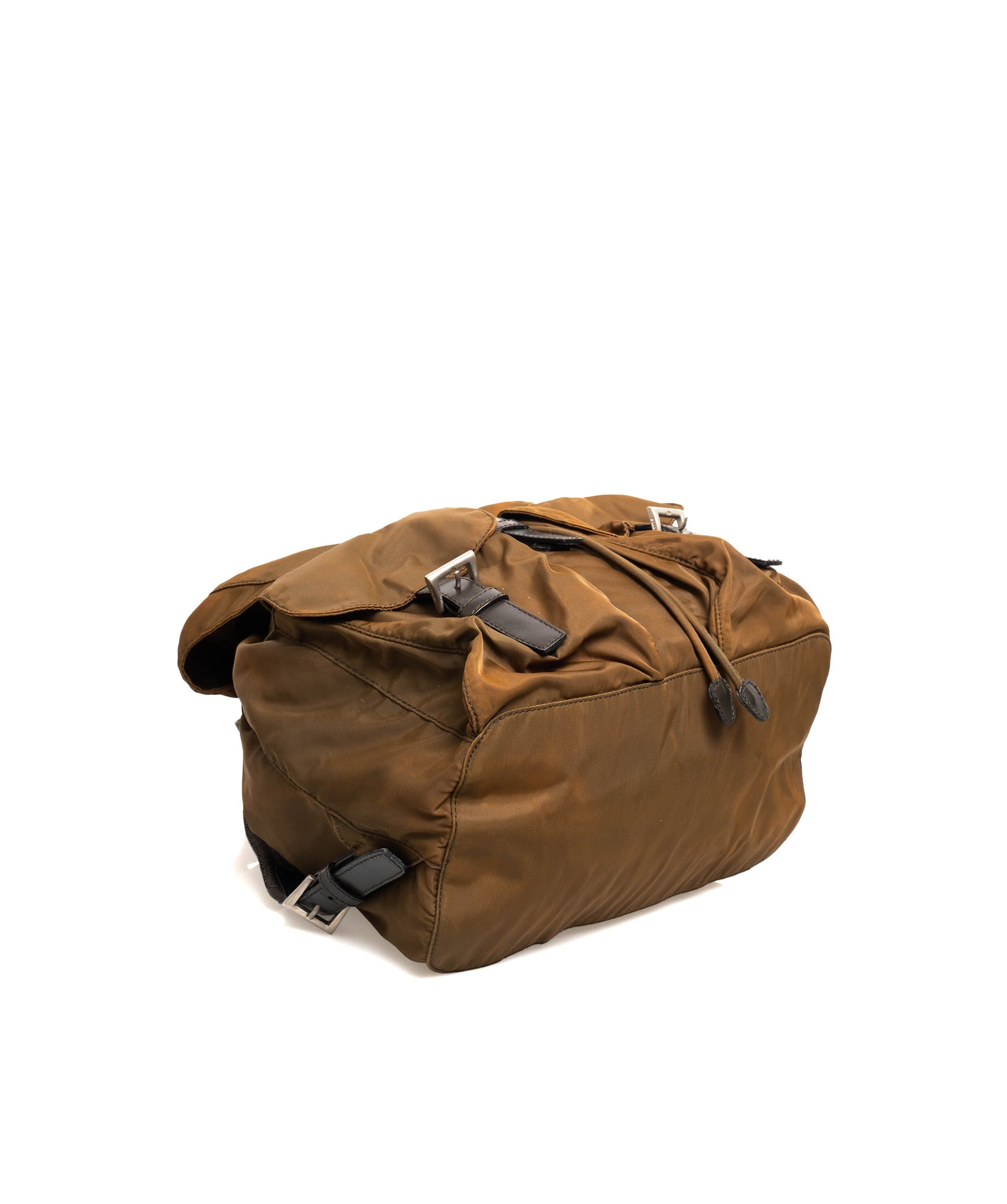 Prada Prada Nylon Khaki Backpack - ADL1575