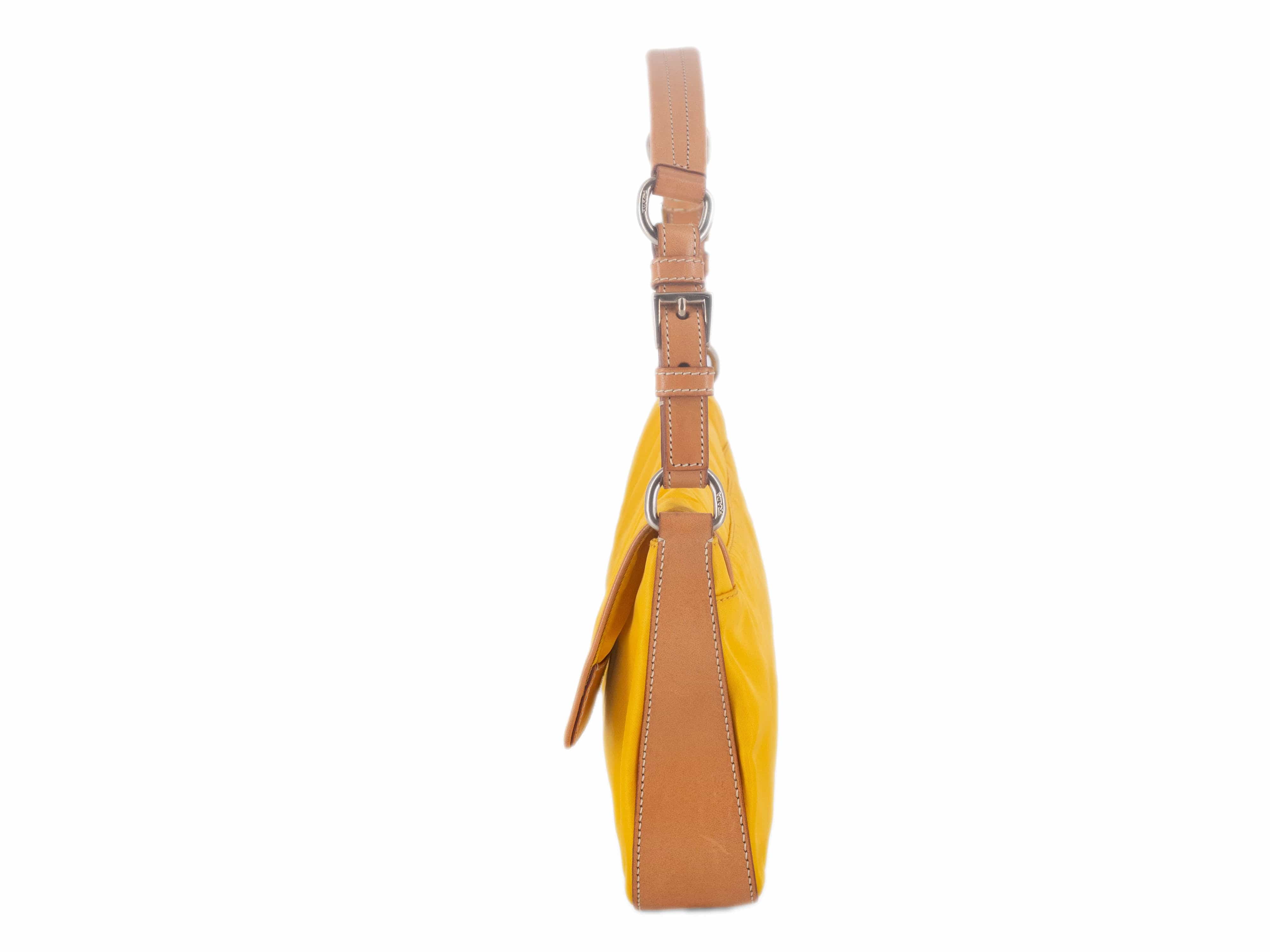 Prada Prada Nylon Mustard Shoulder bag RJL1669