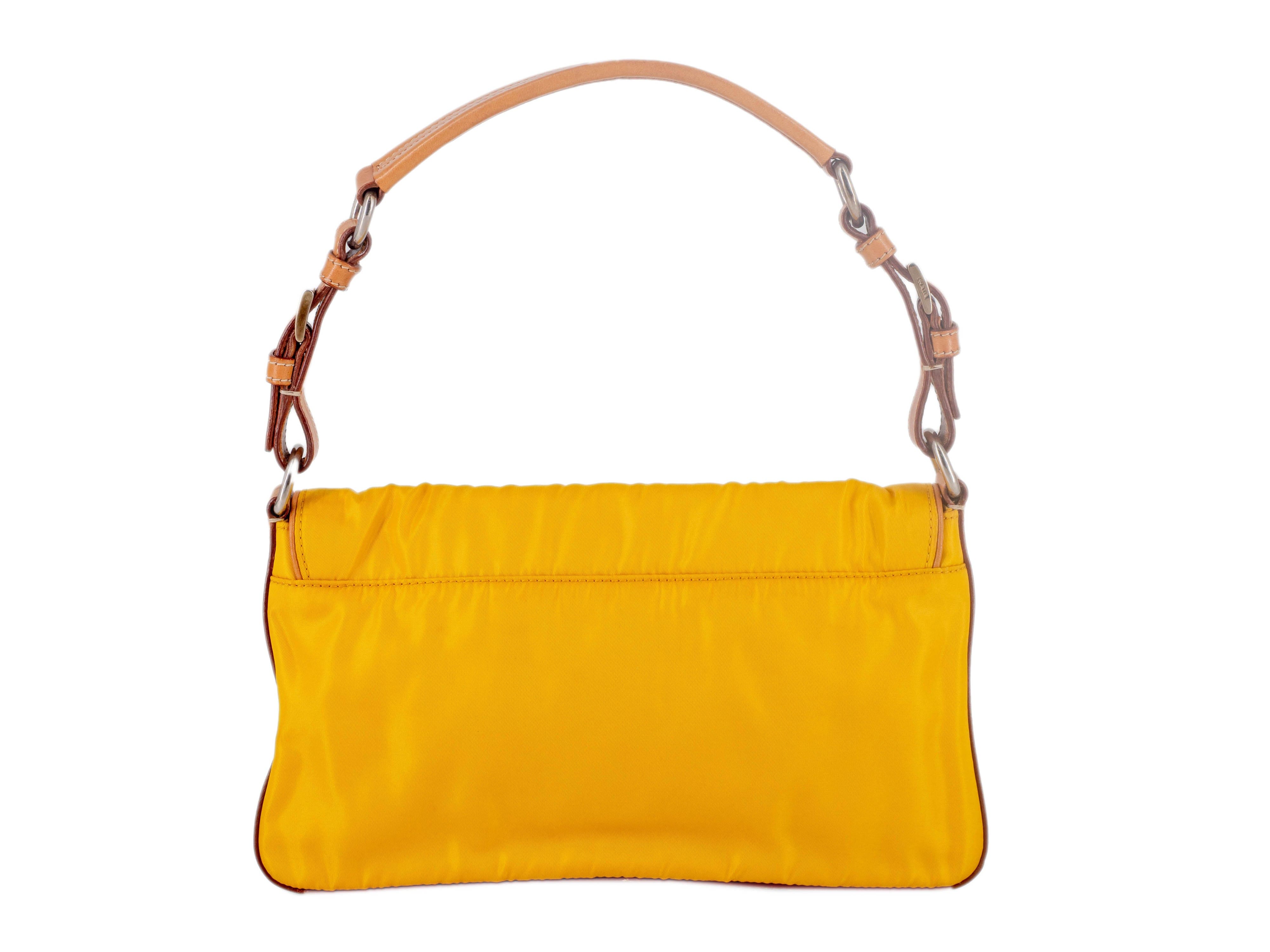 Prada Prada Nylon Mustard Shoulder bag RJL1669