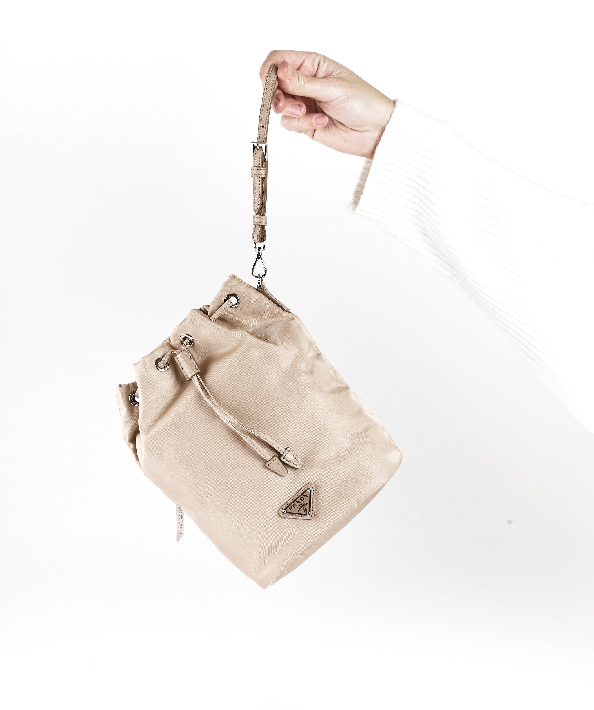 Prada Prada Nylon Pouch beige